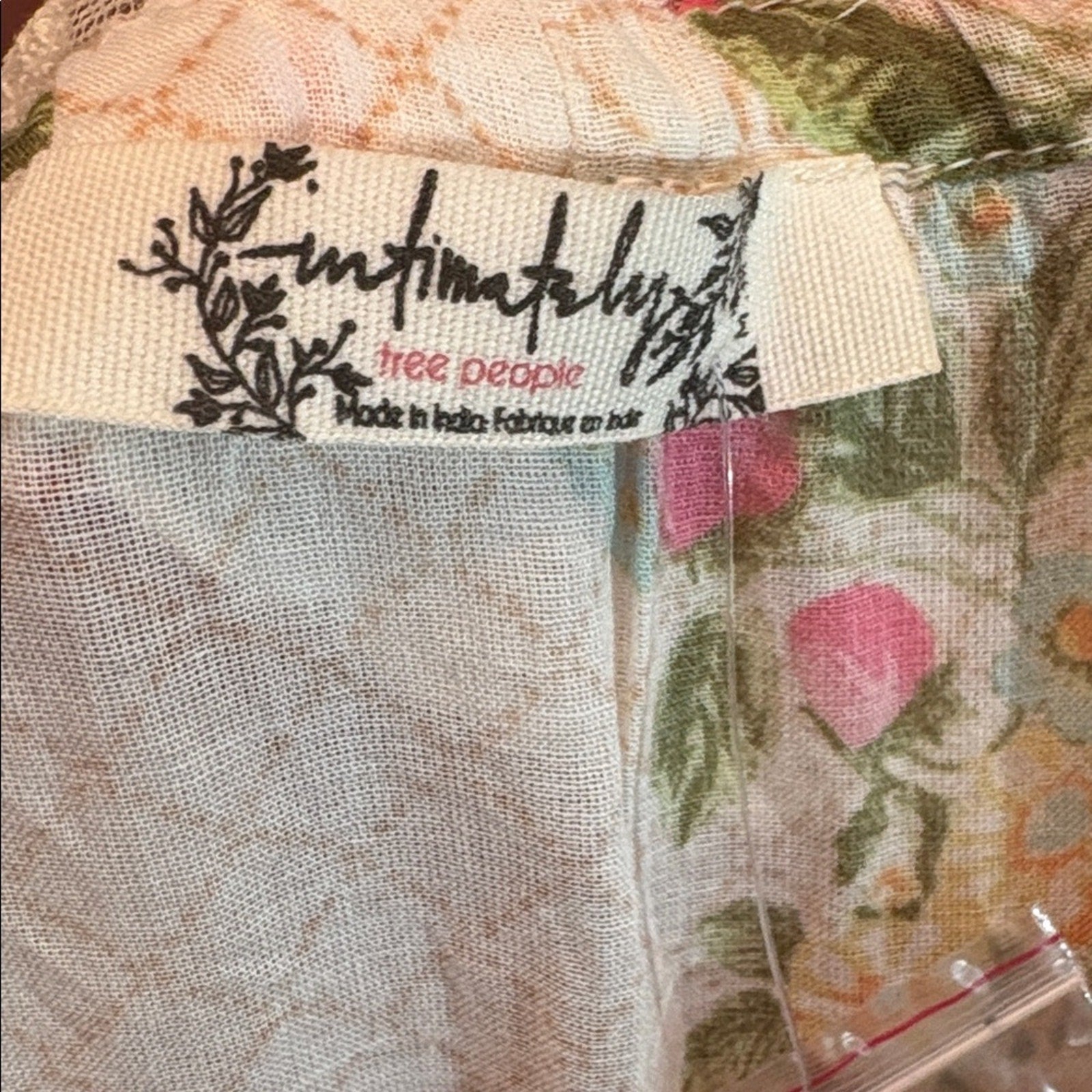 NWT Free People Morning Call Floral Bodysuit - size M