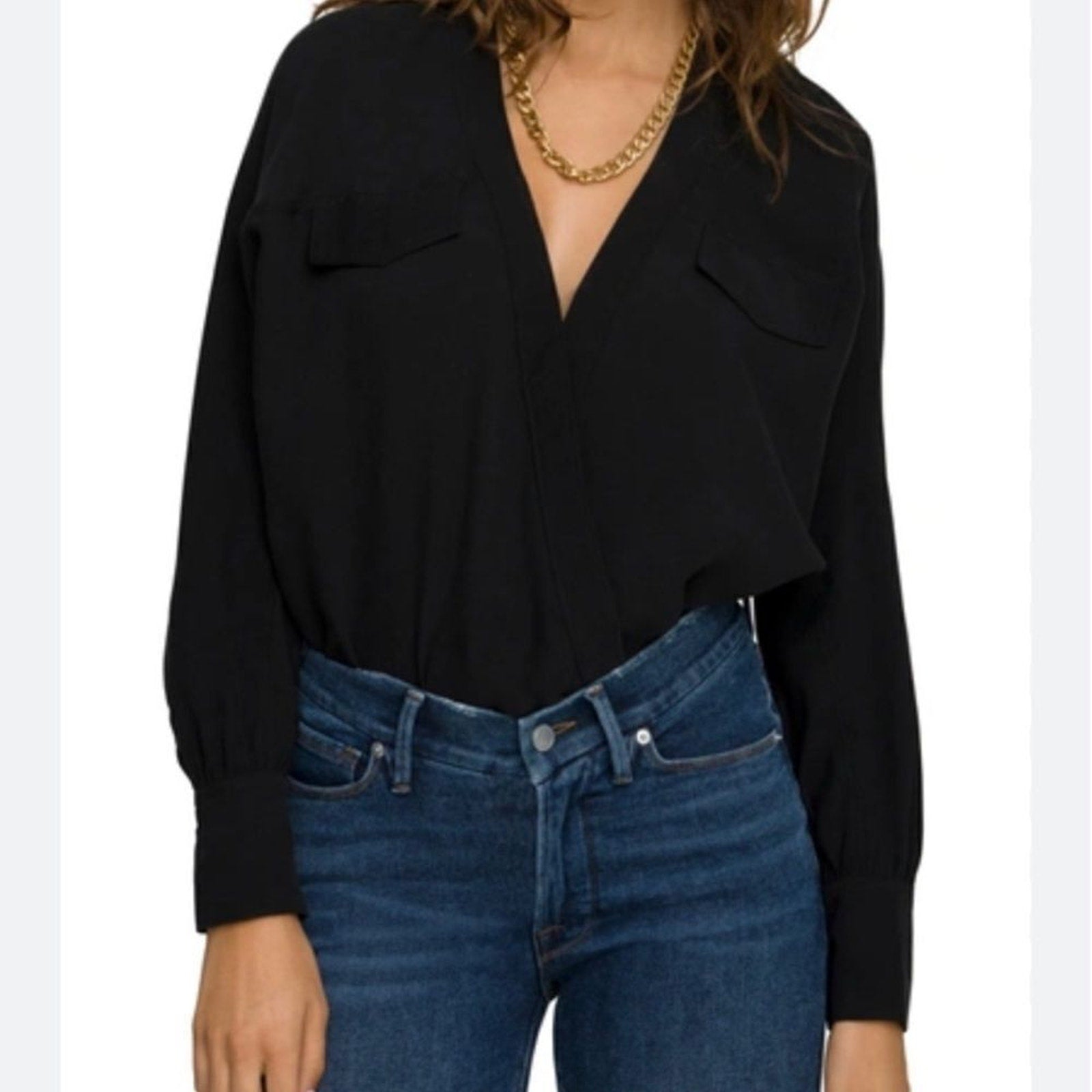 NWT Good American UTILITY WRAP BODY - size 1 (Small)