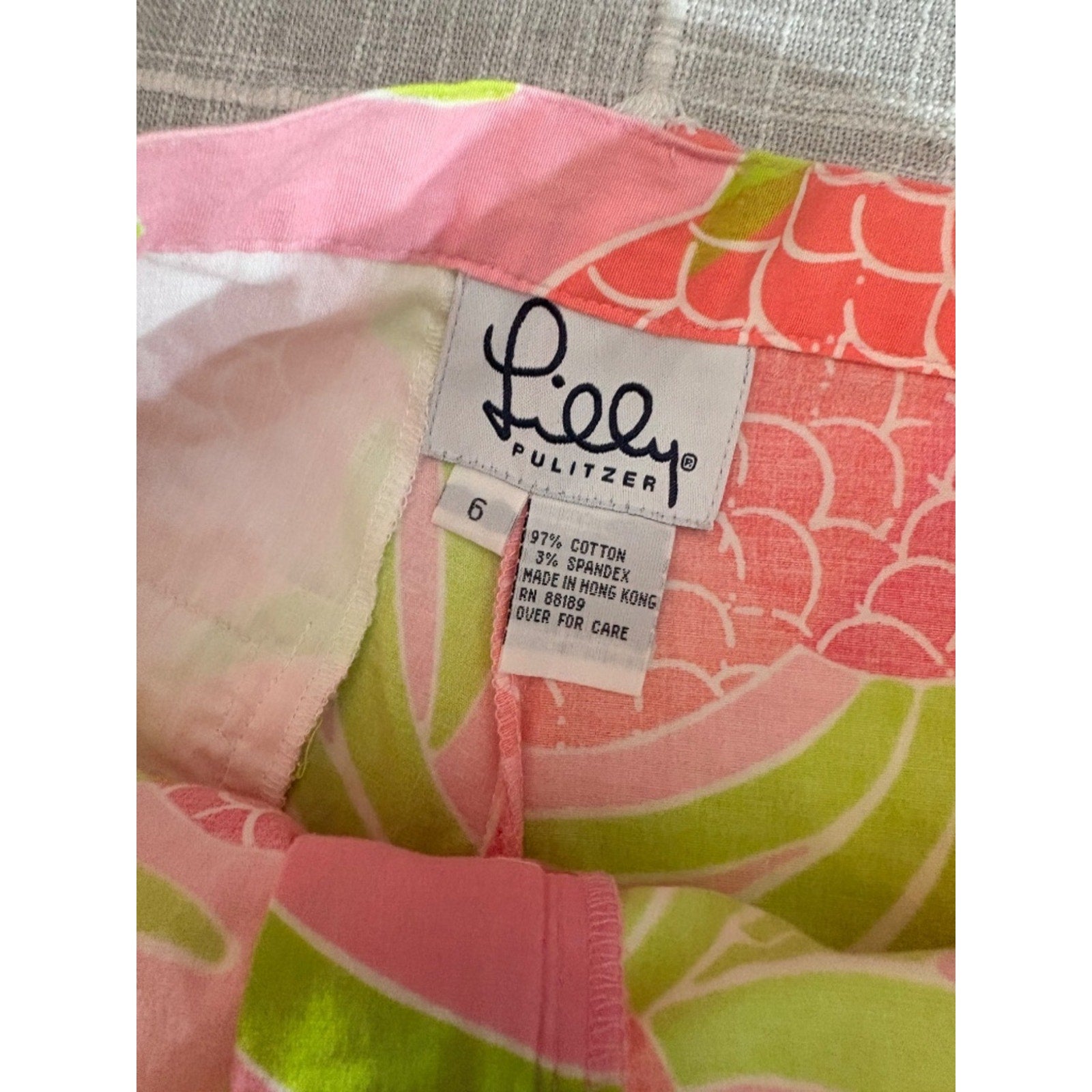 Lilly Pulitzer High Waisted vintage White Label Shorts - 6