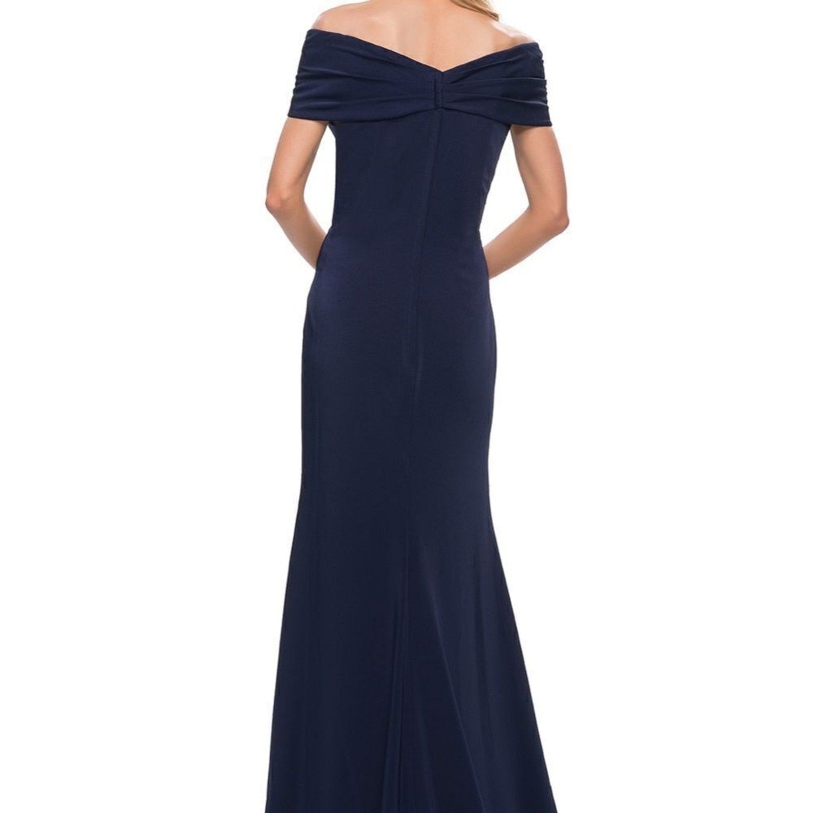 NWT La Femme Off the Shoulder Gown 29537 size 4