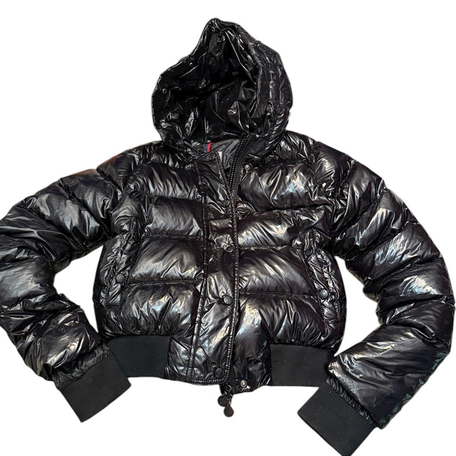 MONCLER Alpin Quilted Down Puffer Jacket Hooded - size 1 (small)