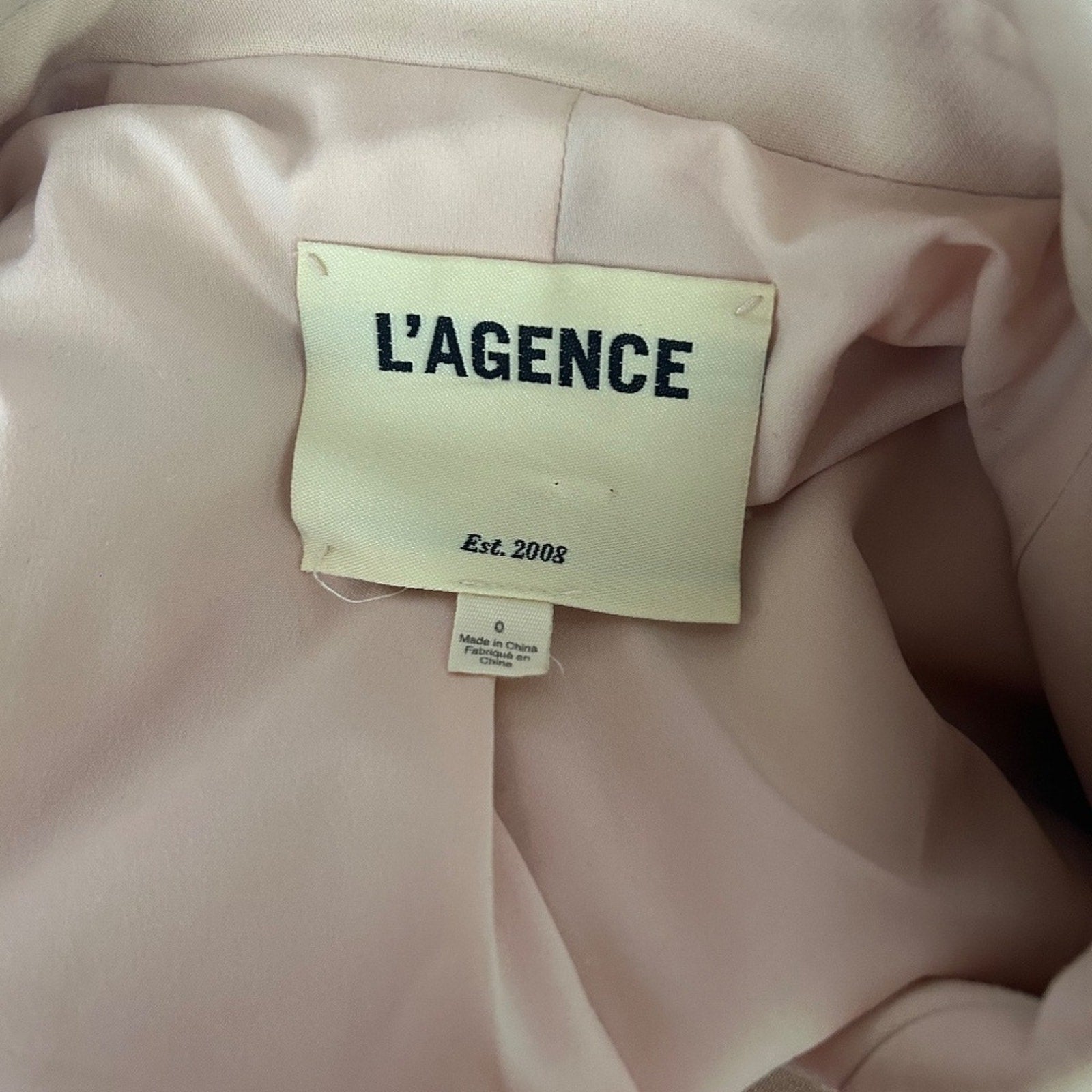 L'AGENCE Kenzie Double-Breasted Blazer - 0