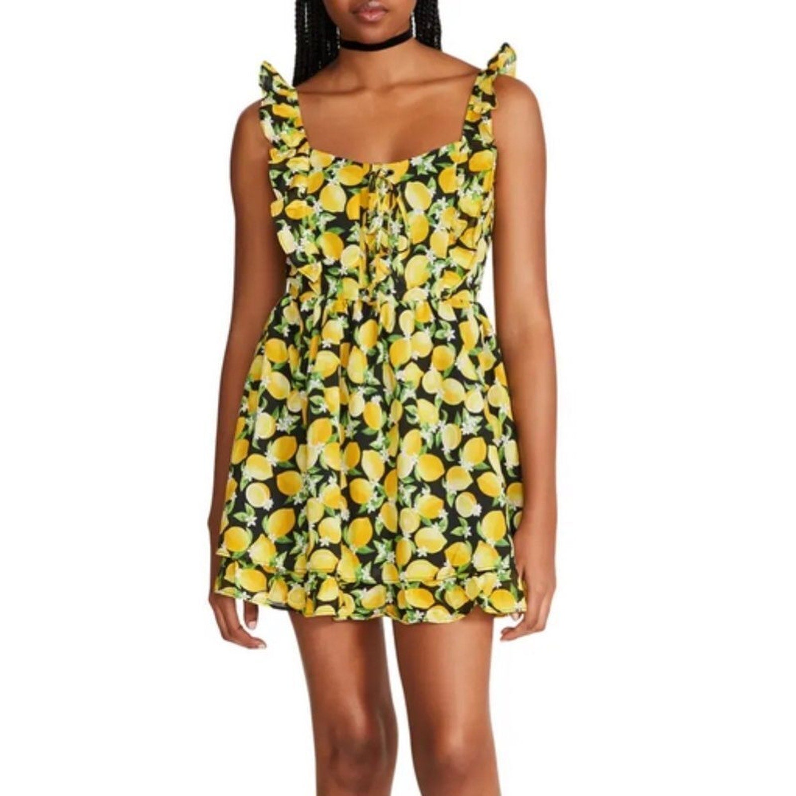 NWT Betsey Johnson Layla Lemon Mini dress $119 - size 8