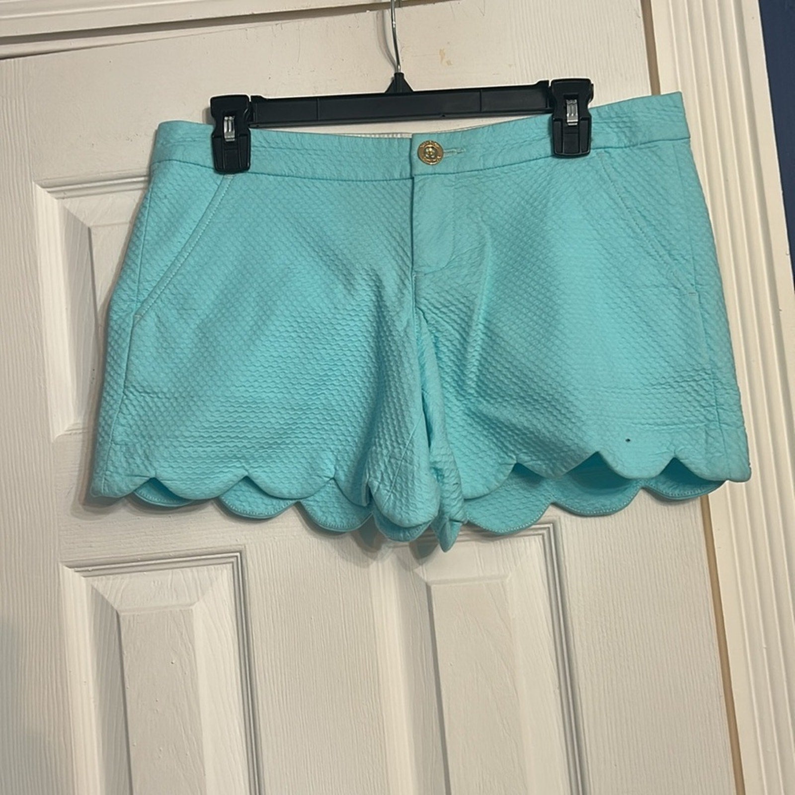 NWT LILLY PULITZER Buttercup Shorts in seasalt blue - size 4