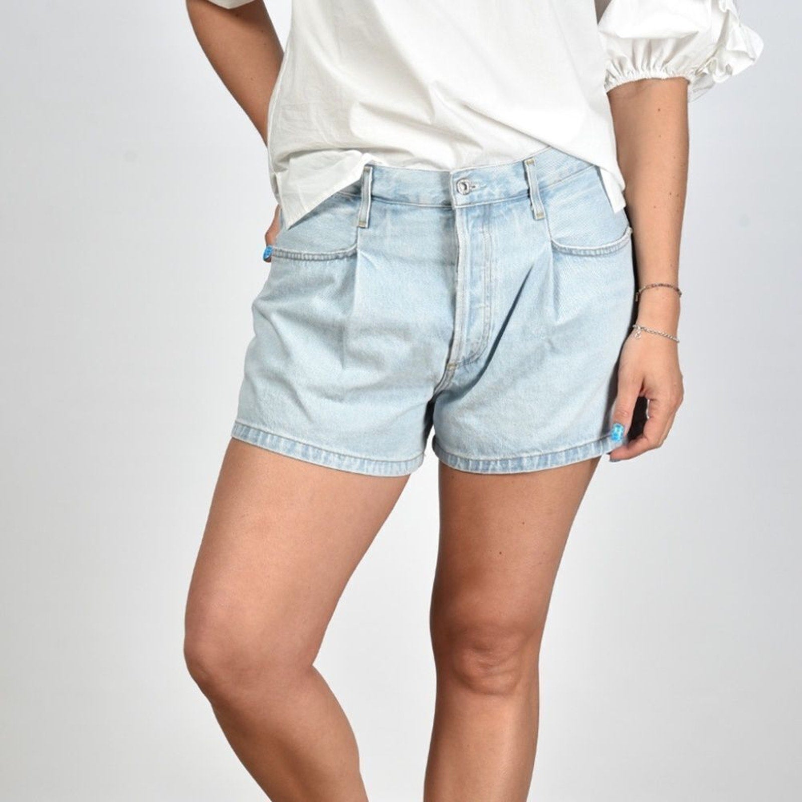 NEW CITIZENS OF HUMANITY shorts Franca 2007C-3011 blue $250 - size 33