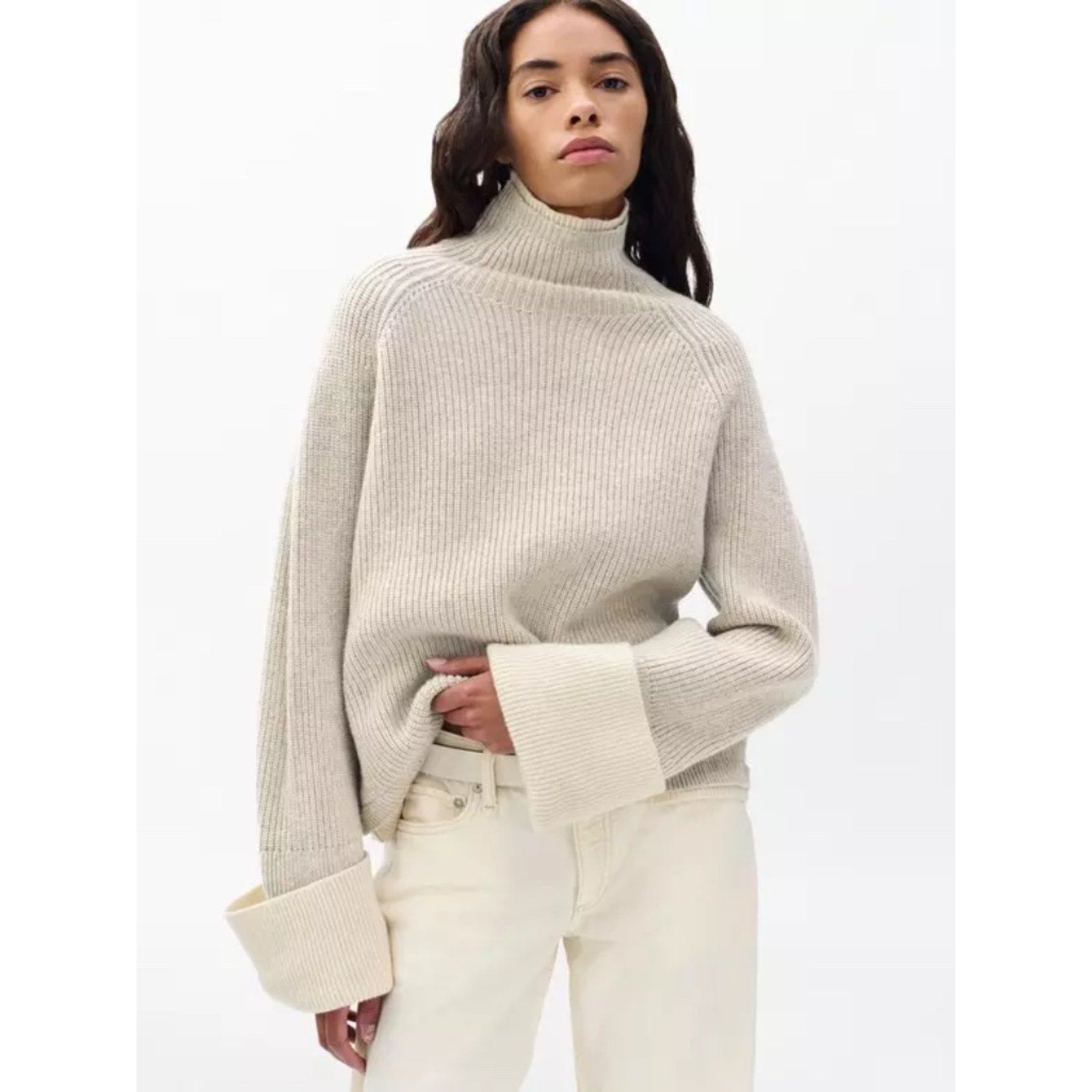 rag & bone Ilaria Turtleneck Sweater - size XL