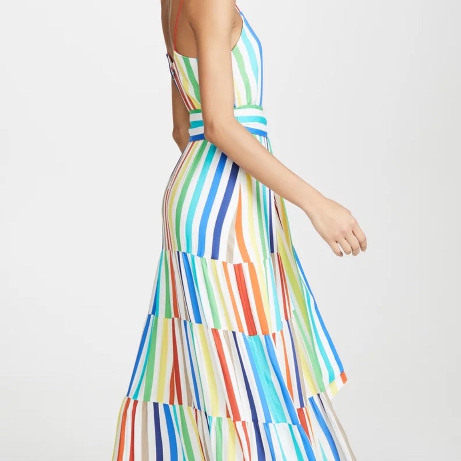 ALICE + OLIVIA Janan Rainbow Striped Dress - size 0