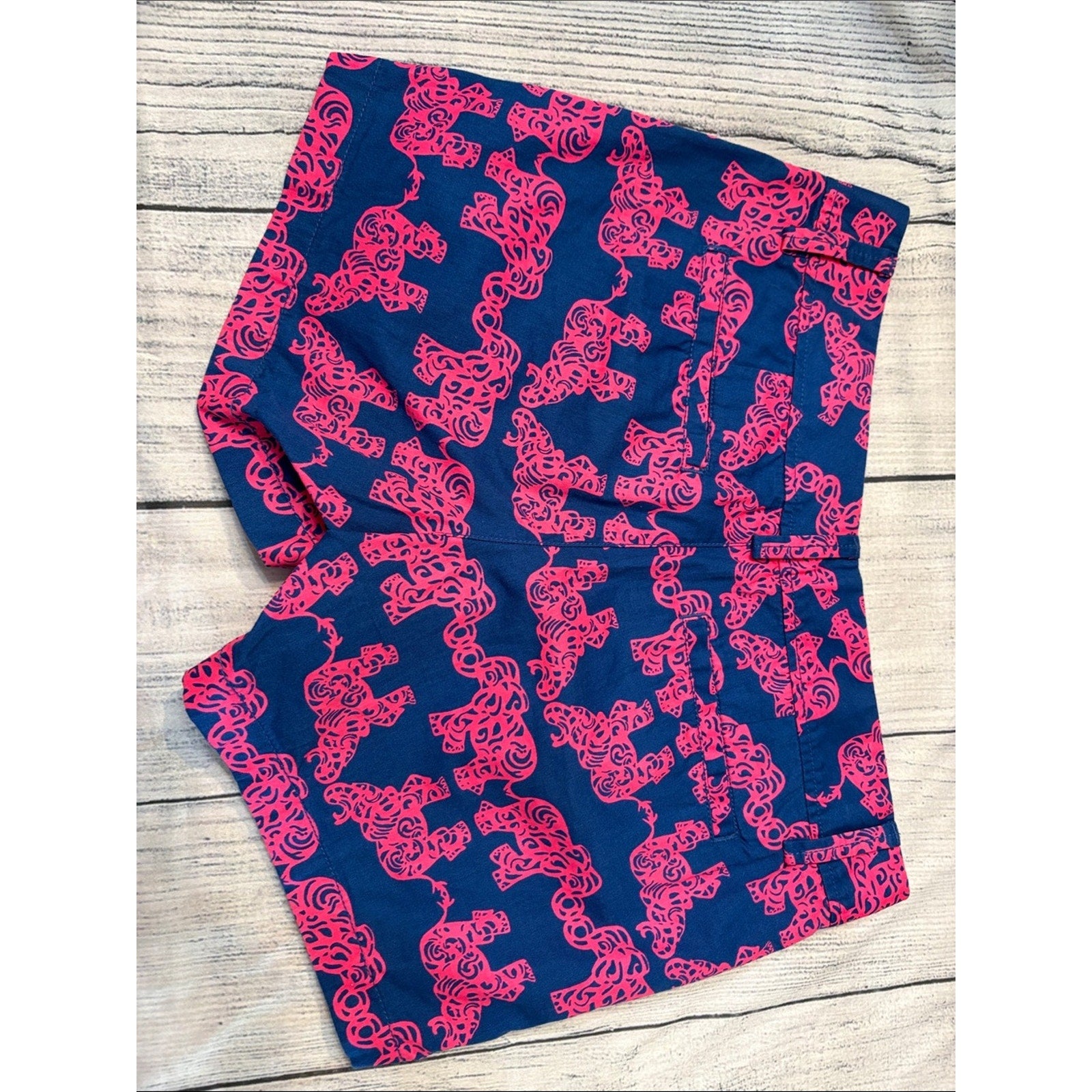 NEW Lilly Pulitzer Callahan Short Pack Your Trunk Elephant Print - 4