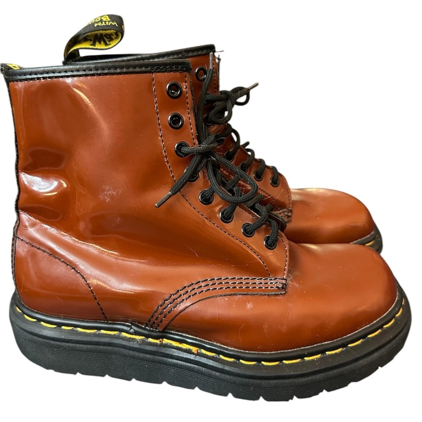 Vintage Doc Marten Cinnamon Boots - 9