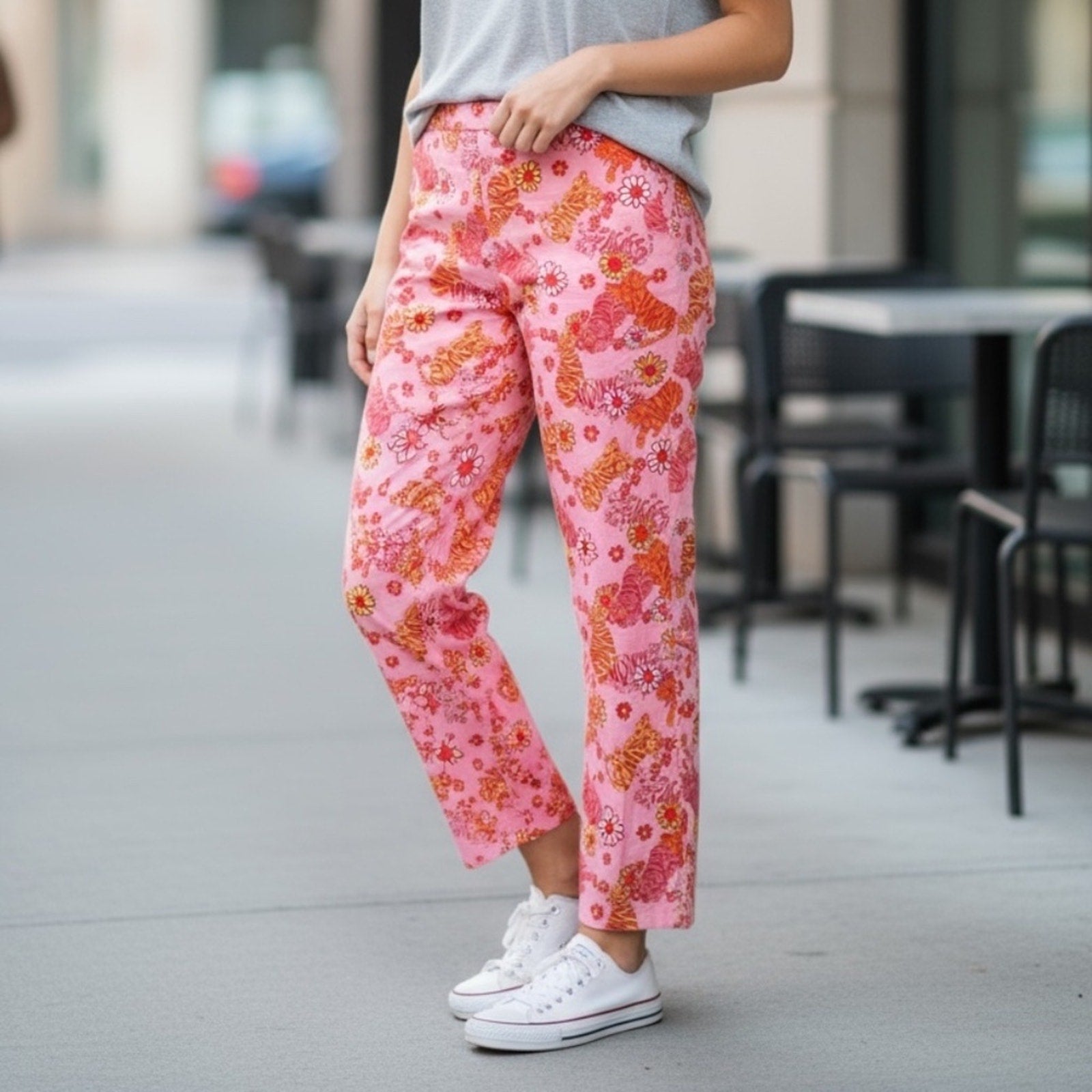 LILLY PULITZER LILLY CAPRI TANGO TIGERS - size 4