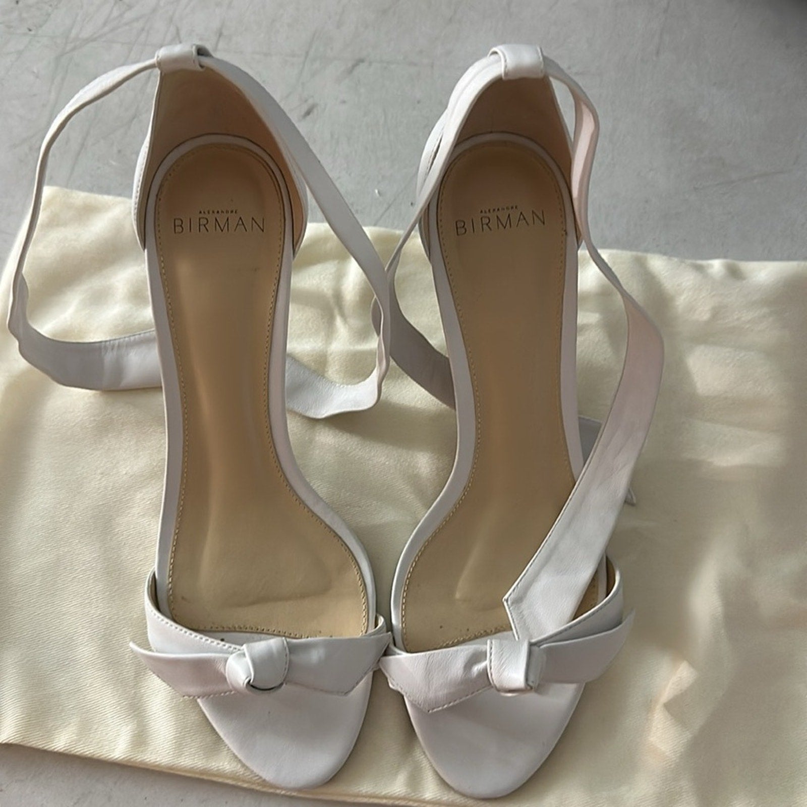 Alexandre Birman Women's Clarita Ankle Tie High Stiletto Heel Sandals -39