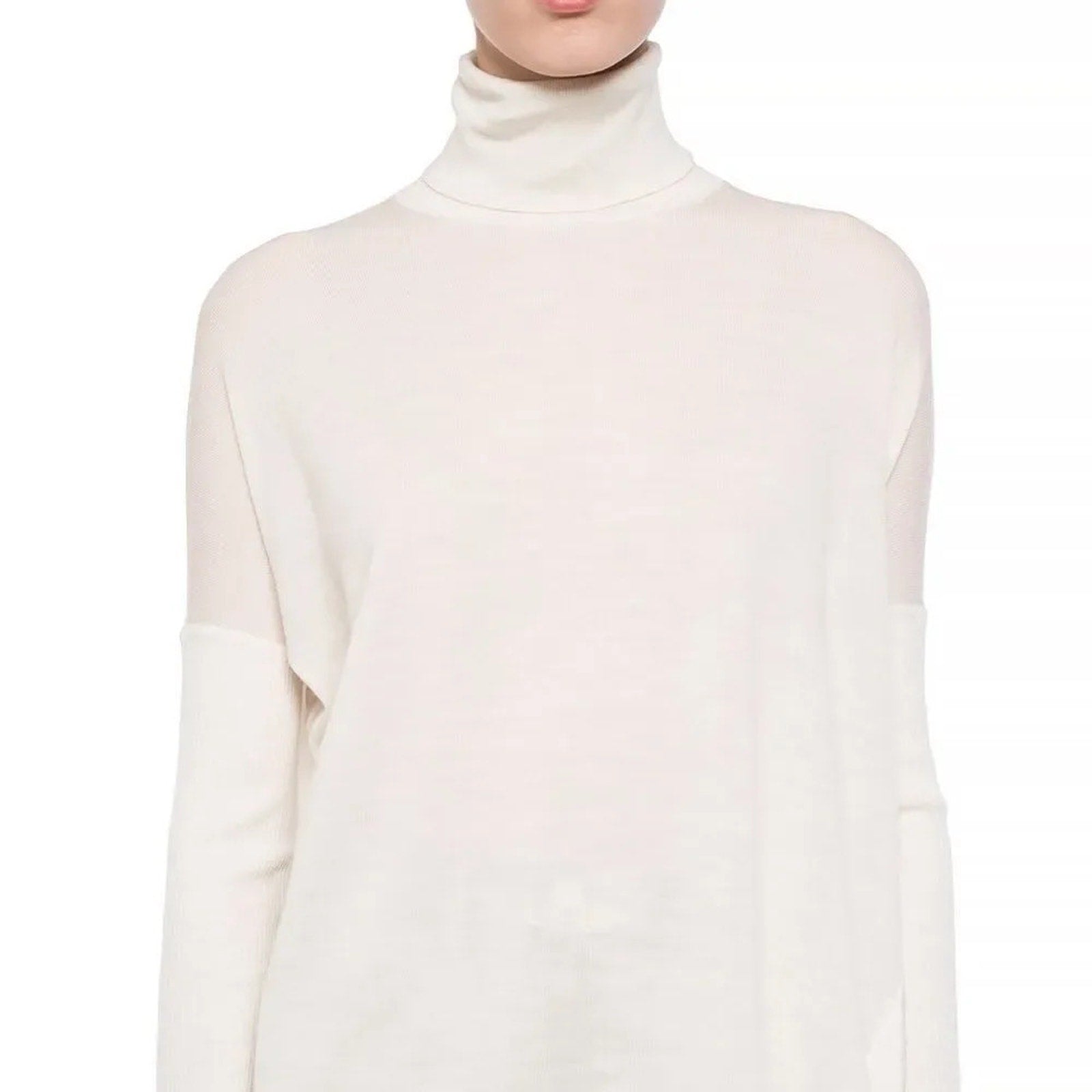 NWT Allsaints Merino Wool Sweater Alda Roll Neck Turtleneck Long Sleeve - size S