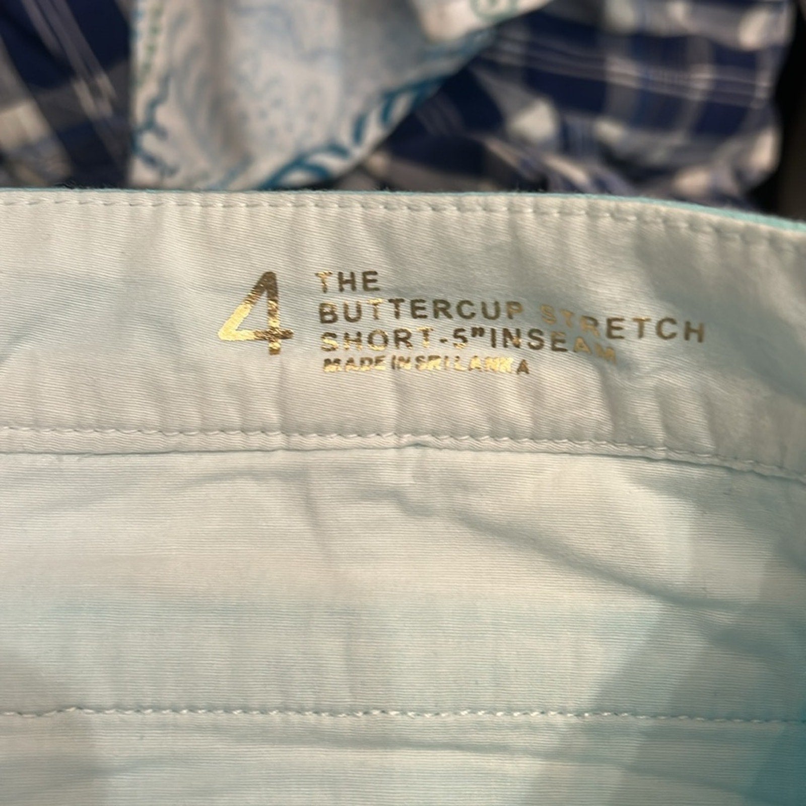NWT LILLY PULITZER Buttercup Shorts in seasalt blue - size 4