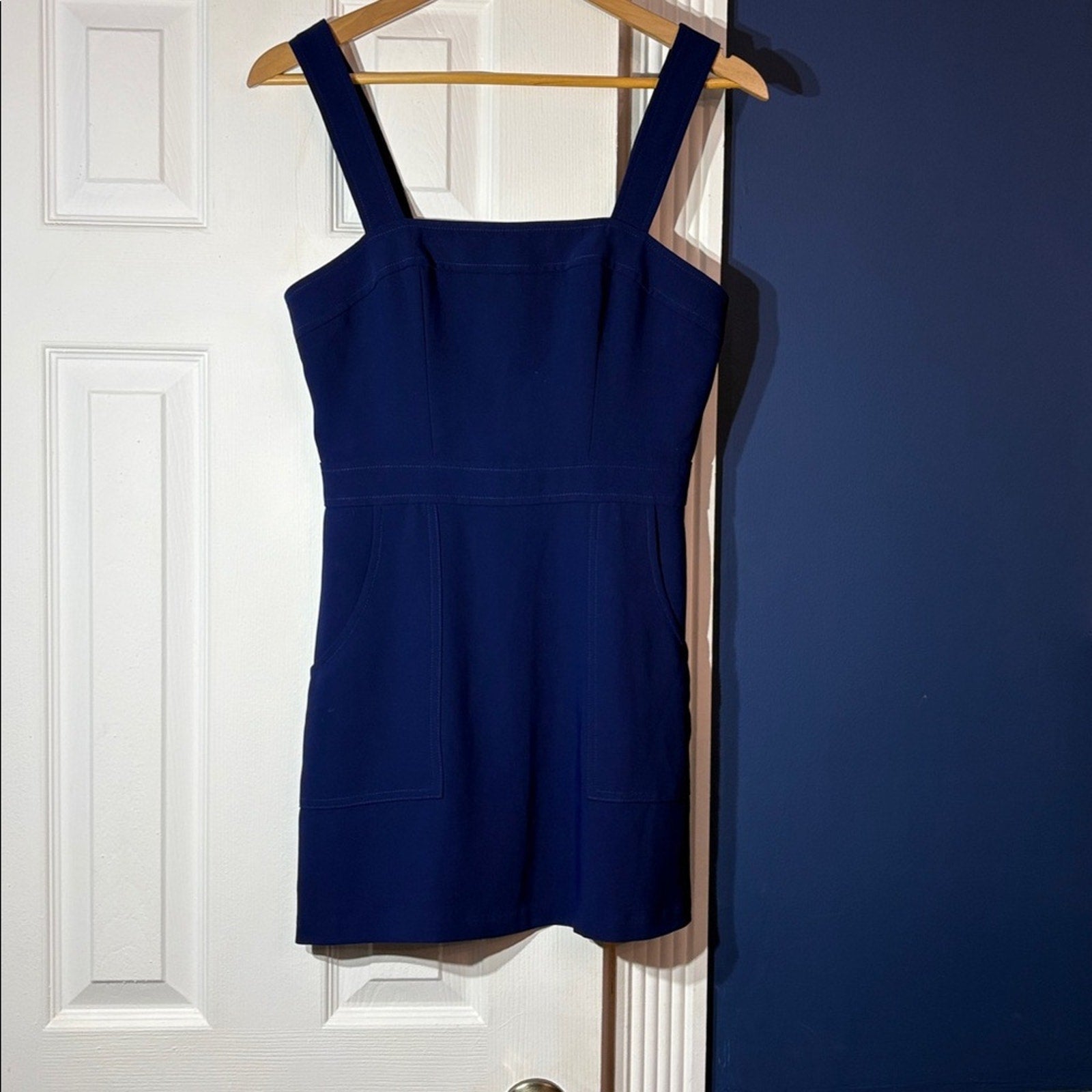 Amanda Uprichard Ace Dress in Navy - size small