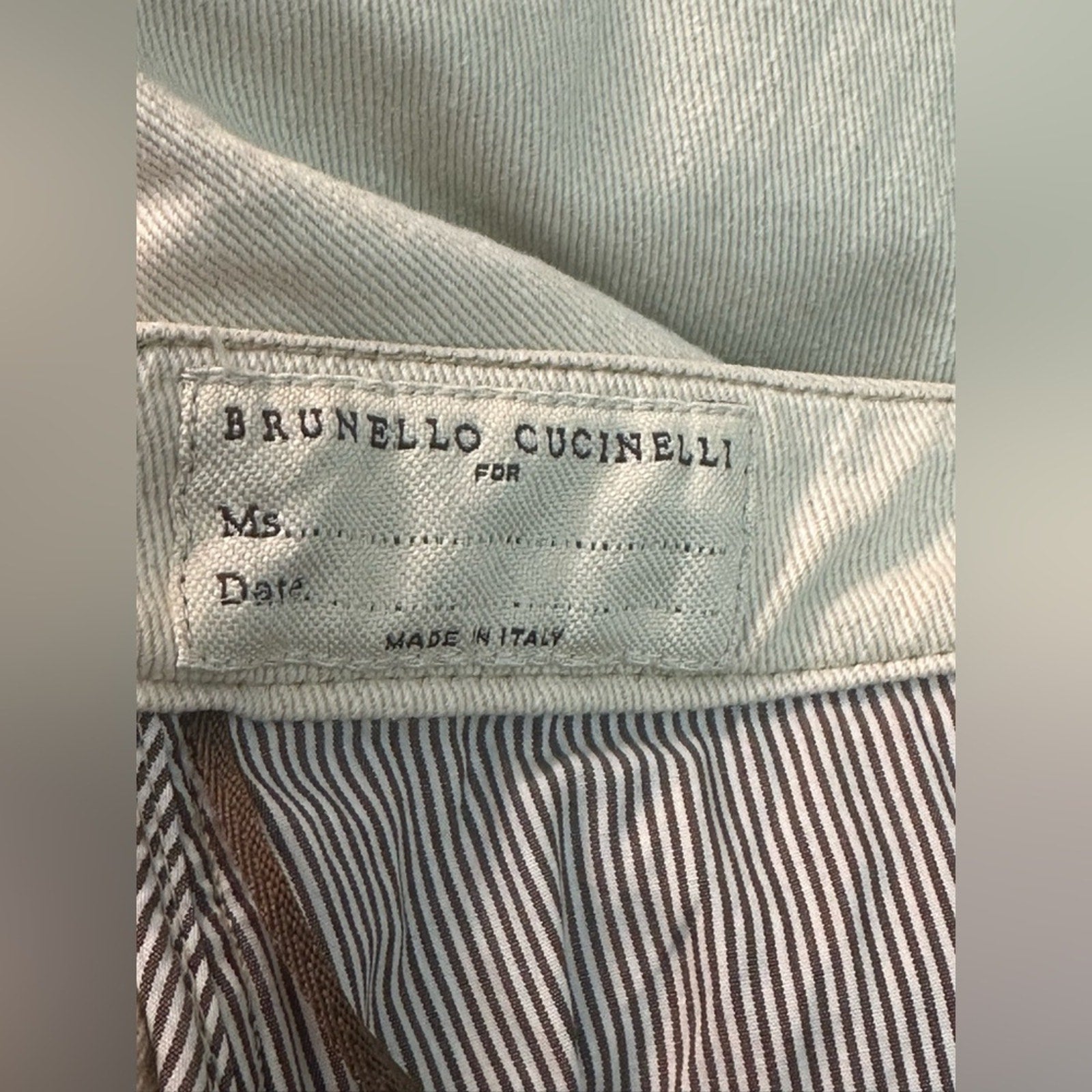 Brunello Cucinelle neutral jeans - size 10 US
