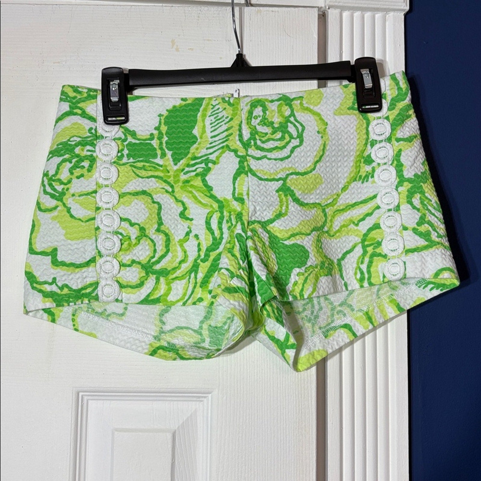 LILLY PULITZER LIZA SHORT RESORT WHITE HEART BREAKERS - size 0