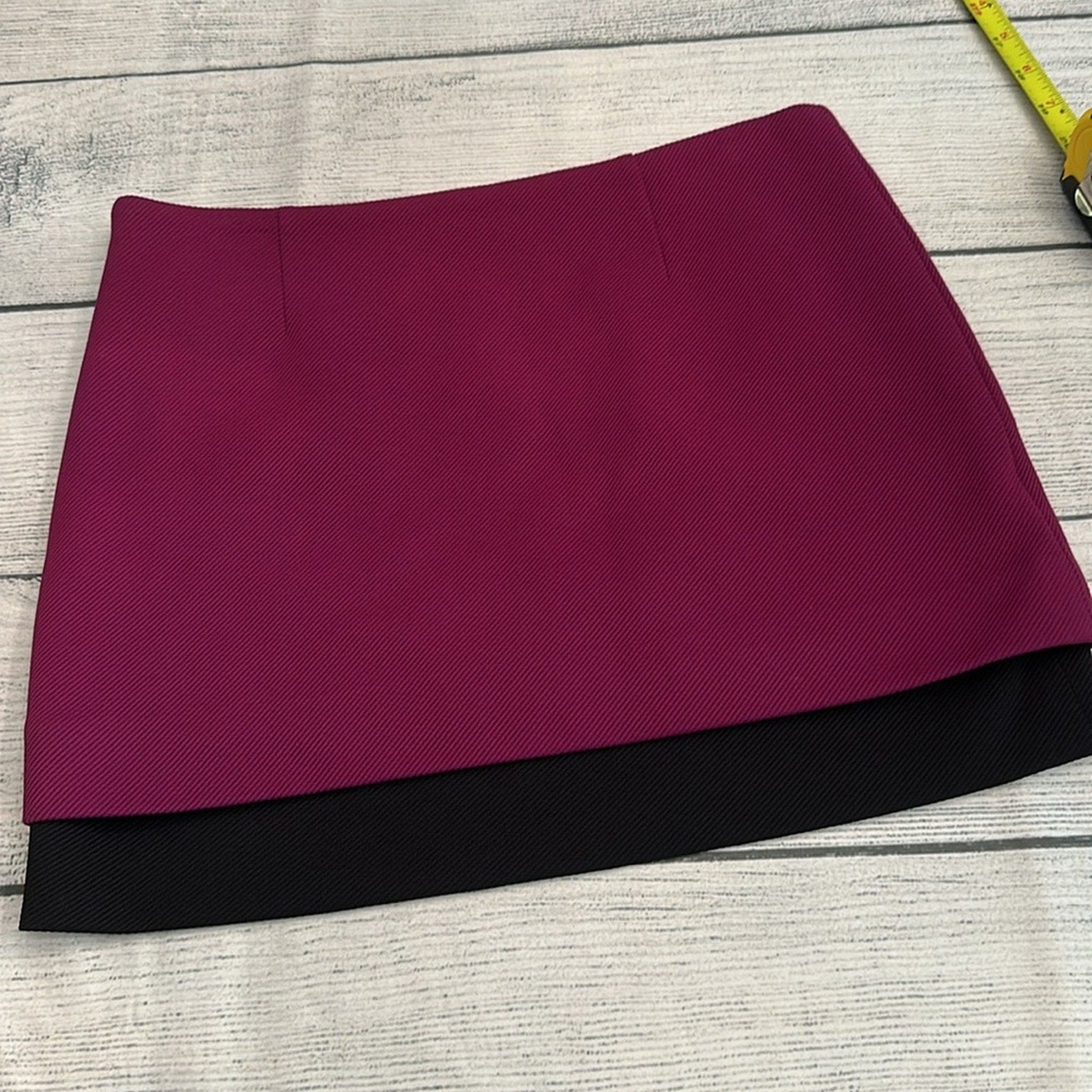 Diane Von Furstenberg colorblock skirt - size 2
