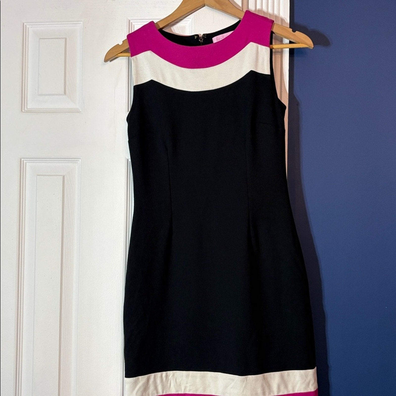Lilly Pulitzer Women's Allaire Color Block Sleeveless Knit Dress - size XS