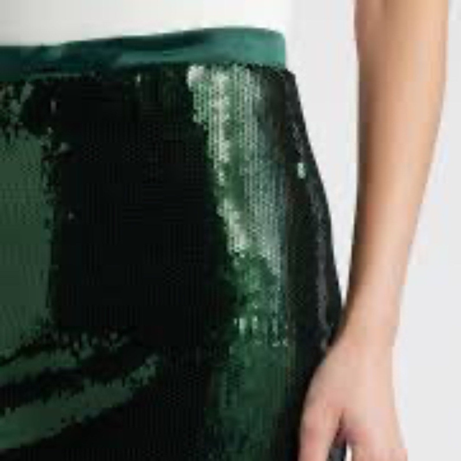 NEW BOSS RELAXED-FIT MIDI SKIRT WITH SEQUIN EMBELLISHMENTS - size M