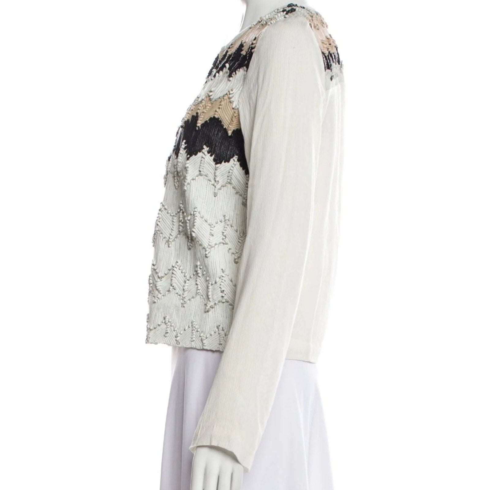 NWT Love Sam Anthropologie Printed Jacket - size small
