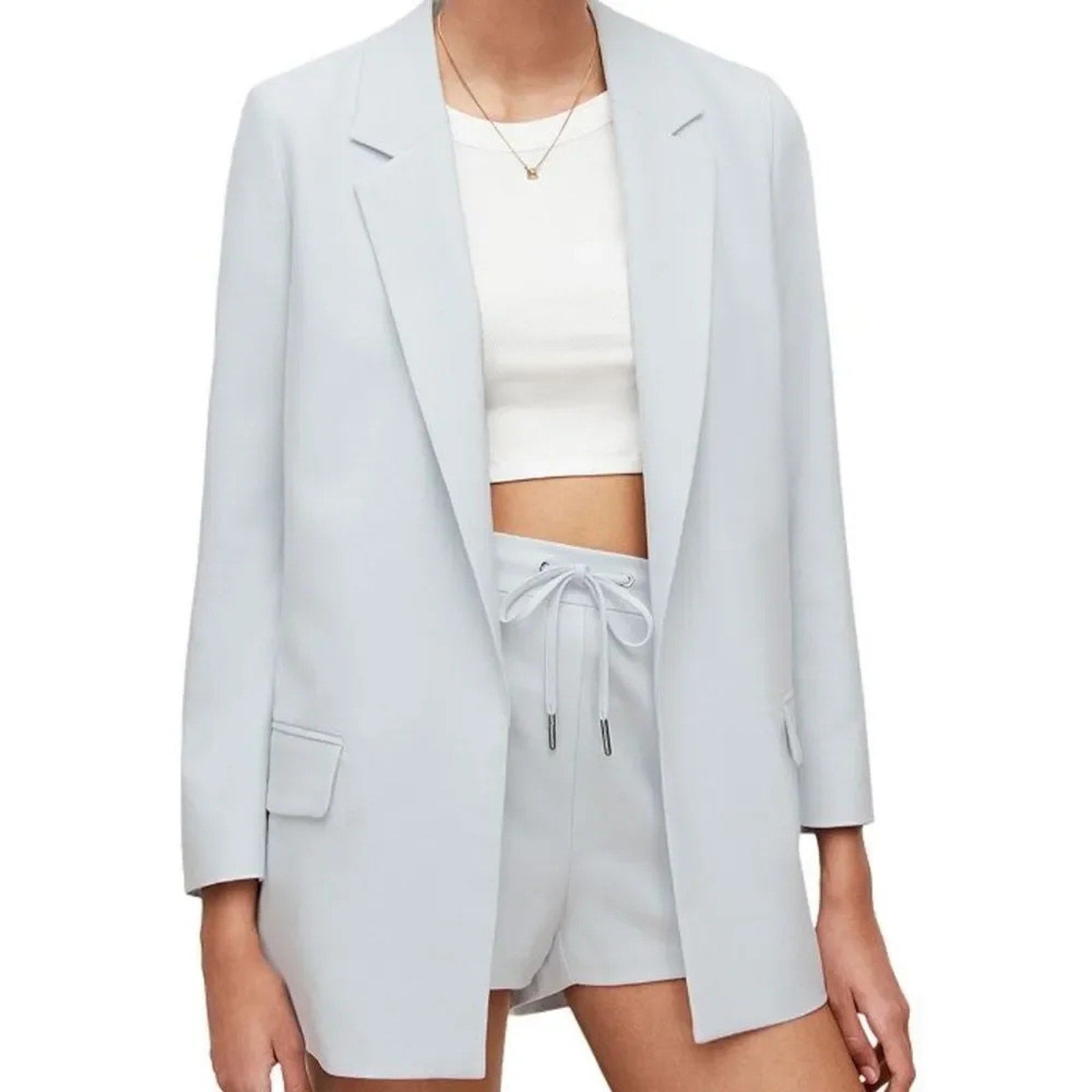NWOT All Saints Aleida Jersey Blazer - size 2