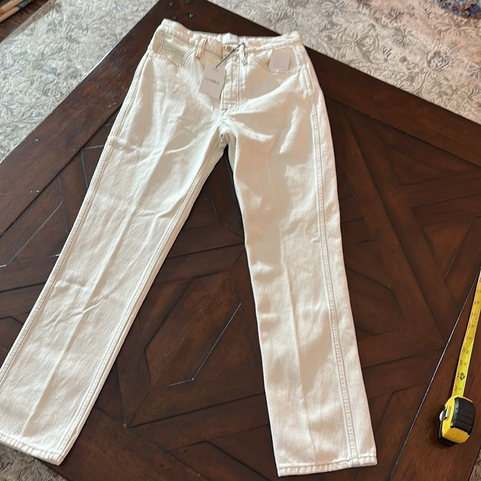 NWT FRAME Le Italien Straight Jeans blanc - size 25