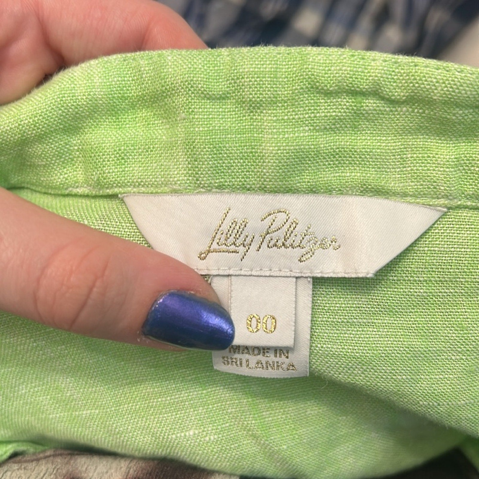NEW Lilly Pulitzer Women's Mialeigh Linen Top - size 00