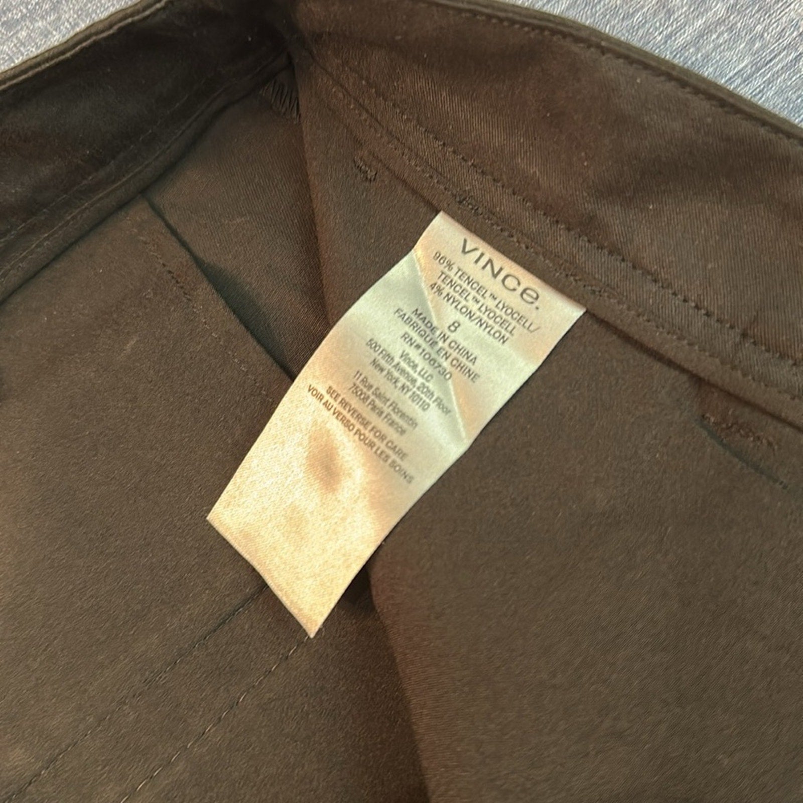 NWT Vince Drop-Waist Pleated Trouser - size 8