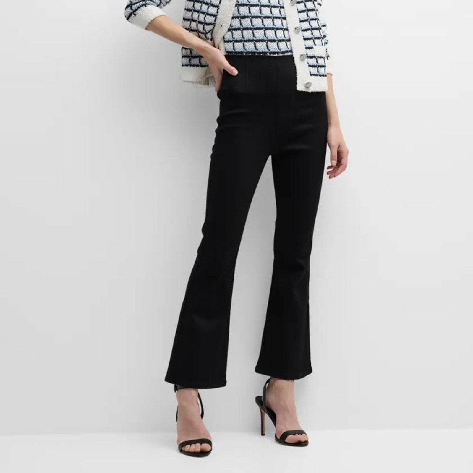 NEW VERONICA BEARD Carson Off-Duty Ankle Flare Jeans - size large