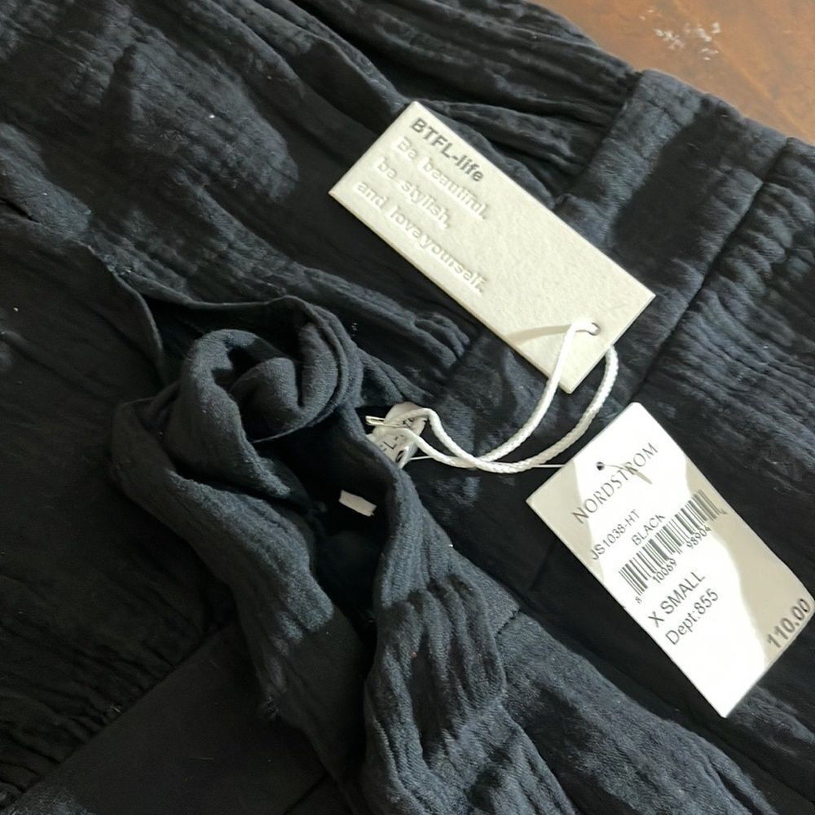NWT BTFL-life Double Layer Cotton Gauze Jumpsuit - size XS
