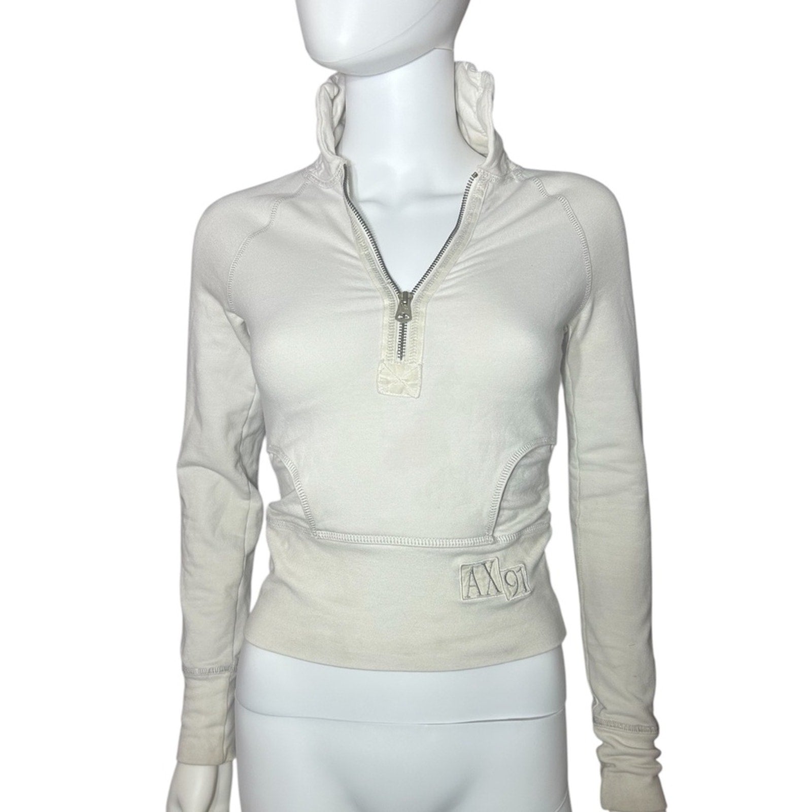 Armani Exchange Cropped Quarter Zip jacket - XS