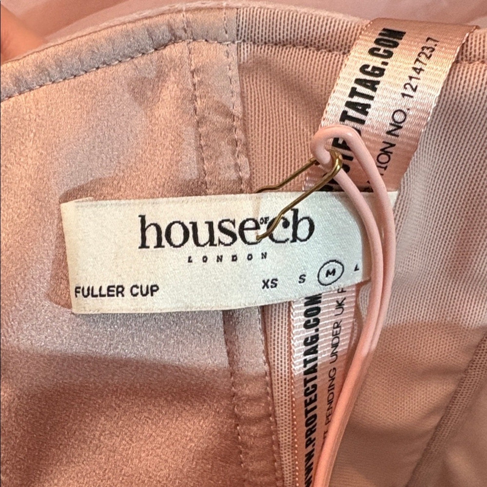 NWT House of CB Women's Darling Corset Fit & Flare Dress - Pink - size M