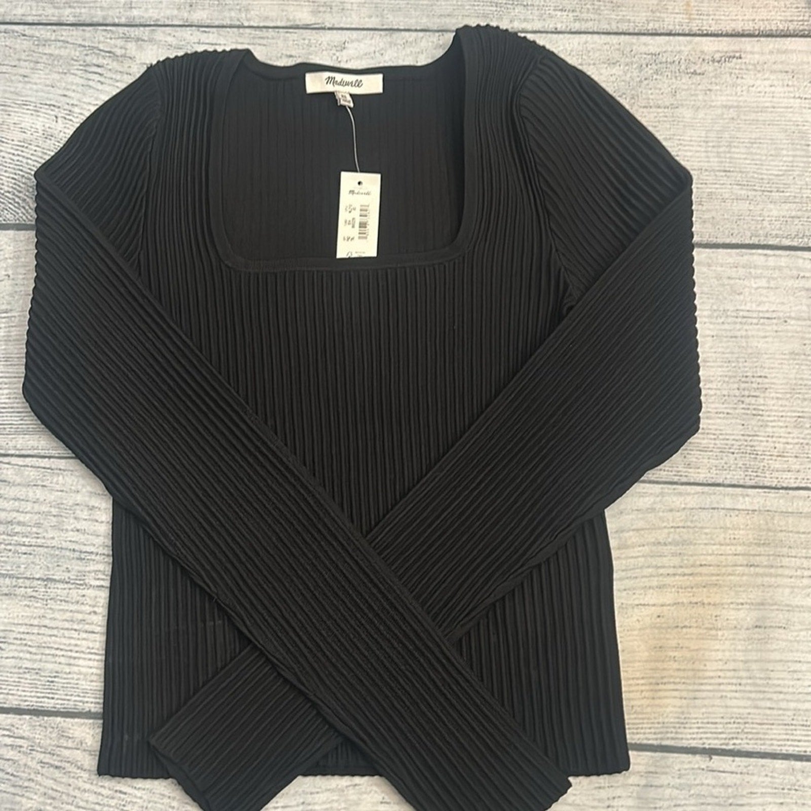 NWT Madewell Ottoman Pullover Crop Sweater - size XS