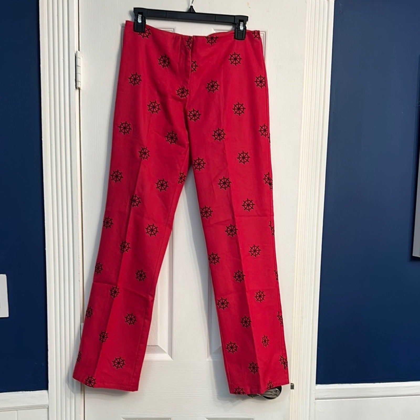 Lilly Pulitzer red vintage pants white label - size 6