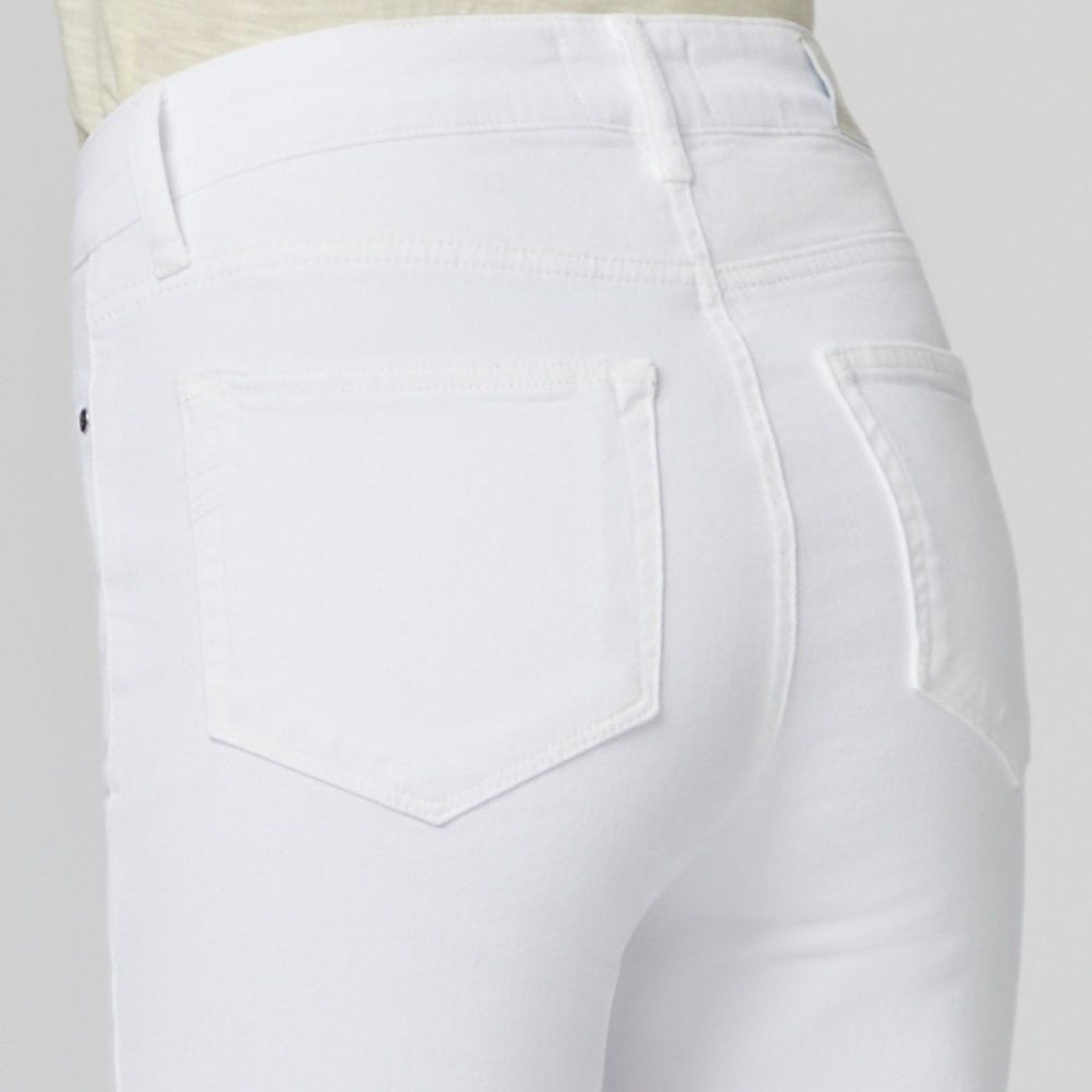 NWT Paige High Rise Laurel Canyon 32" - Crisp White - 25