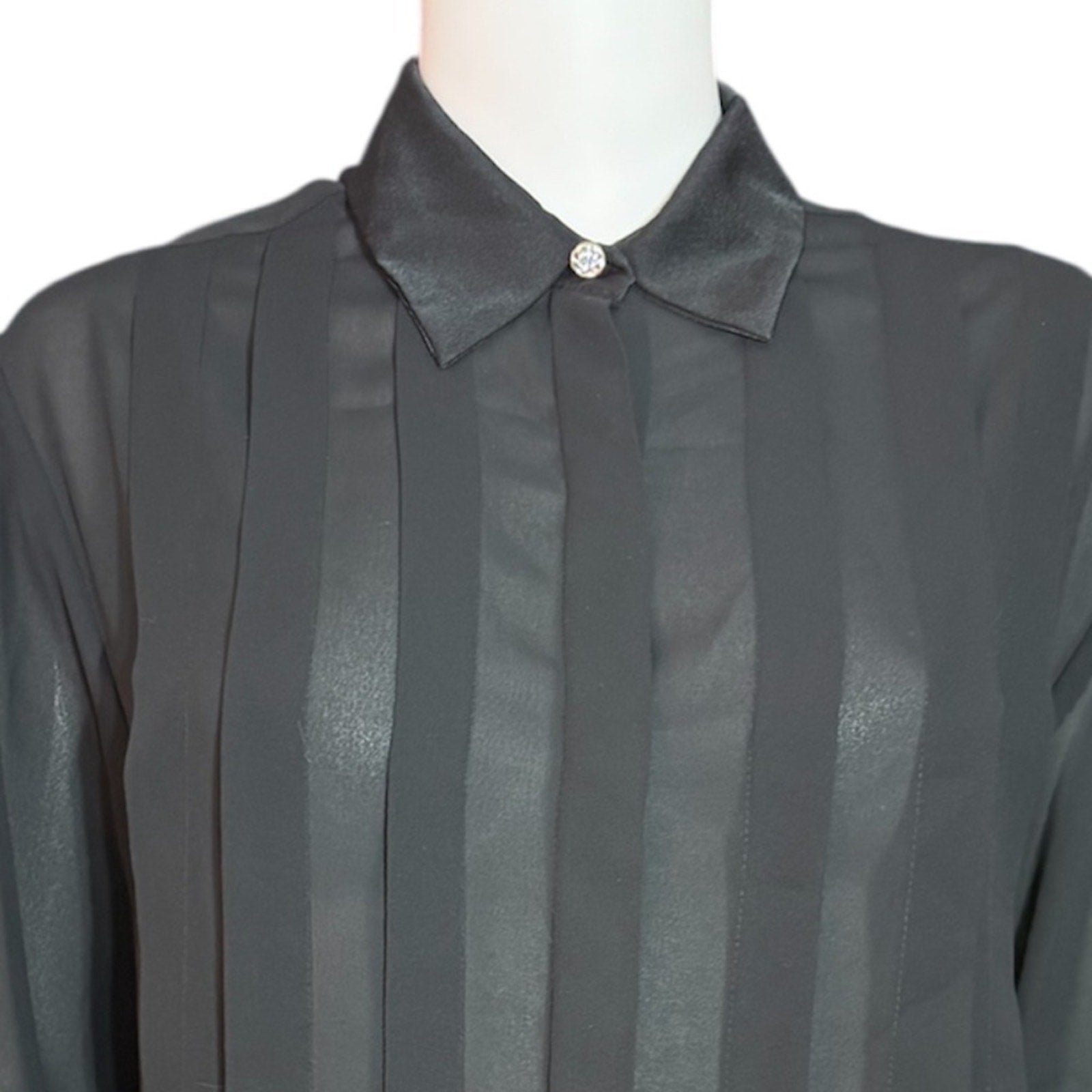 Christian Dior vintage black blouse - size 12