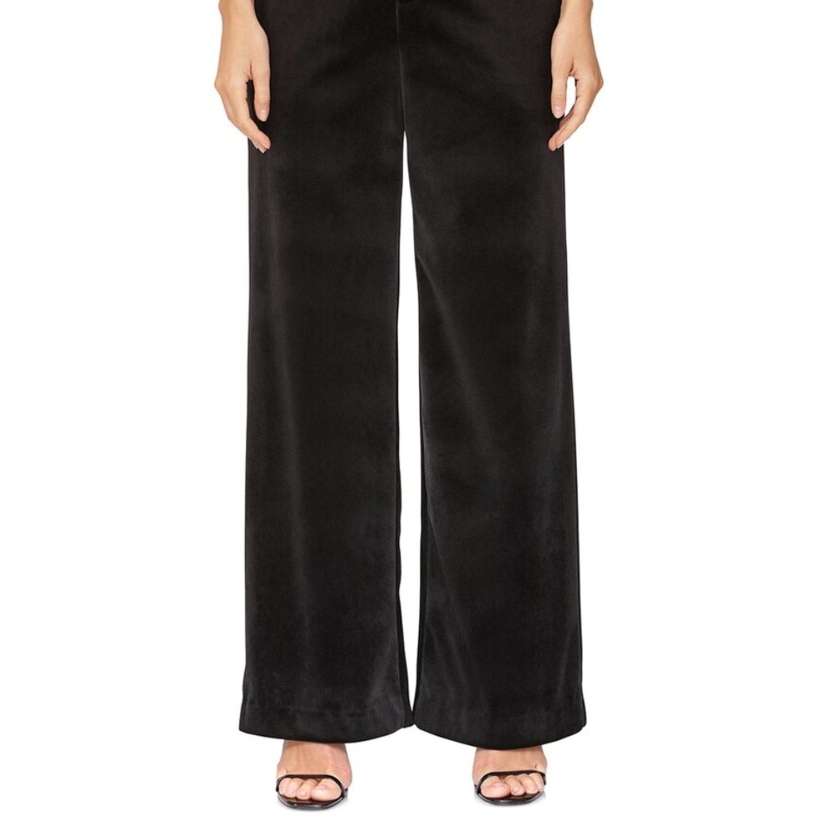NWT Avec Les Filles black velvet pants - size 2
