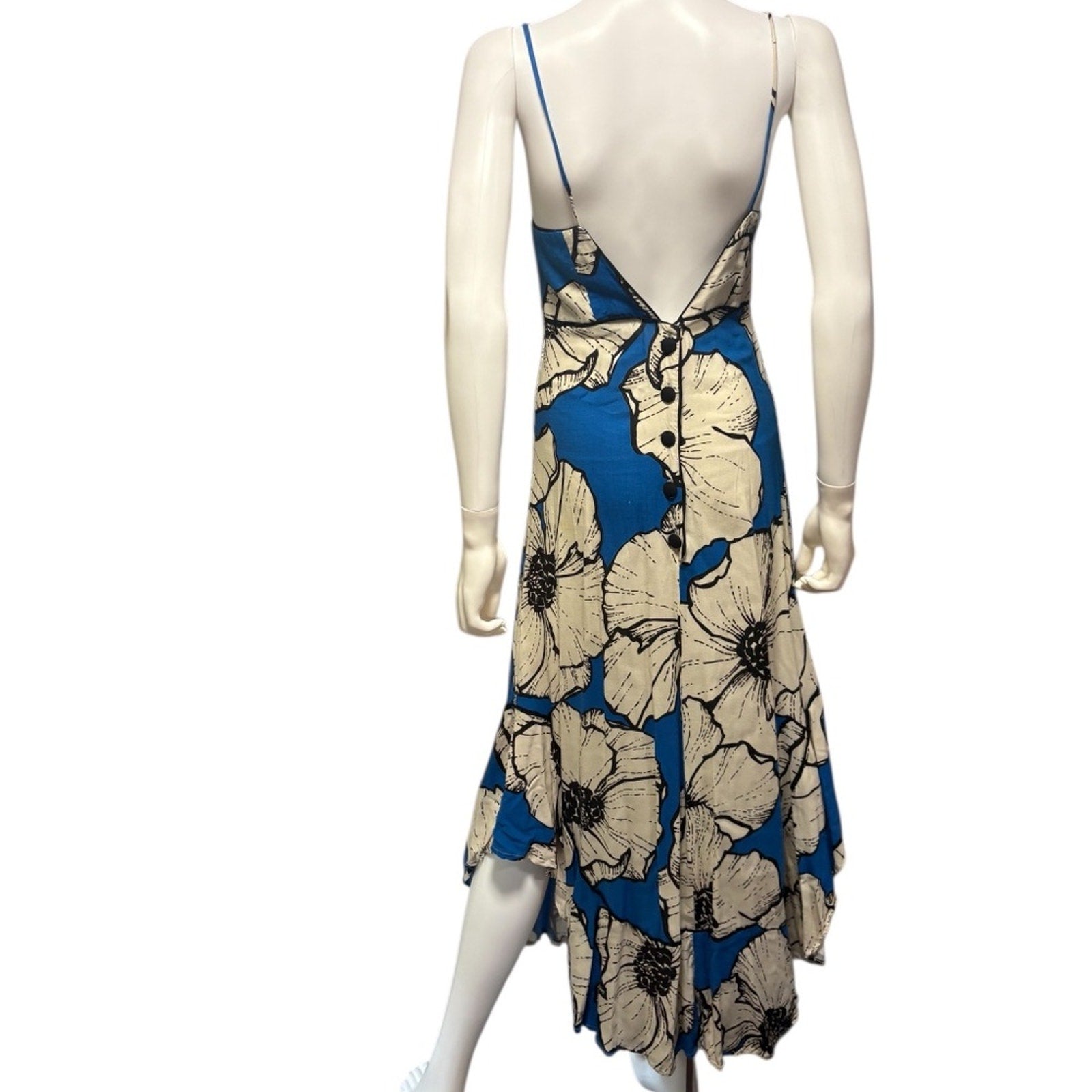 Farm Rio blue floral dress - size M