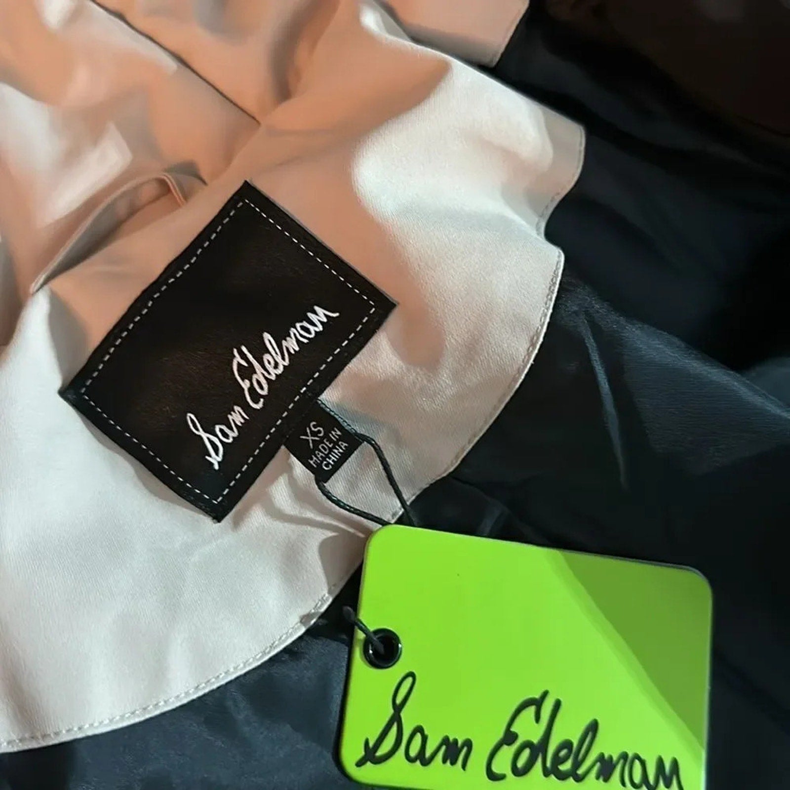 NWT SAM EDELMAN Hooded Belted Puffer Coat - size XS