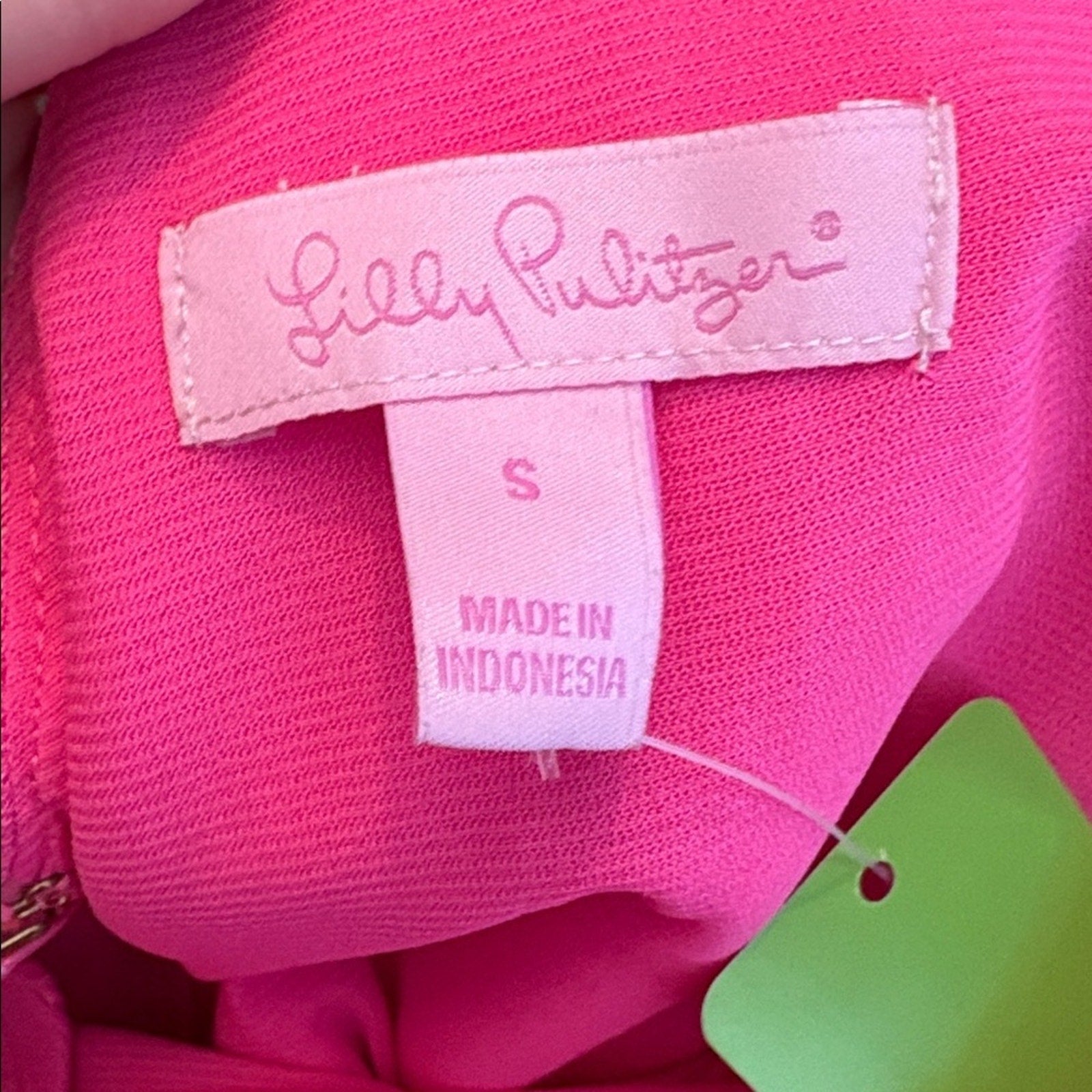 Lilly Pulitzer mango retro knit jacquard tropical pink dress - size small