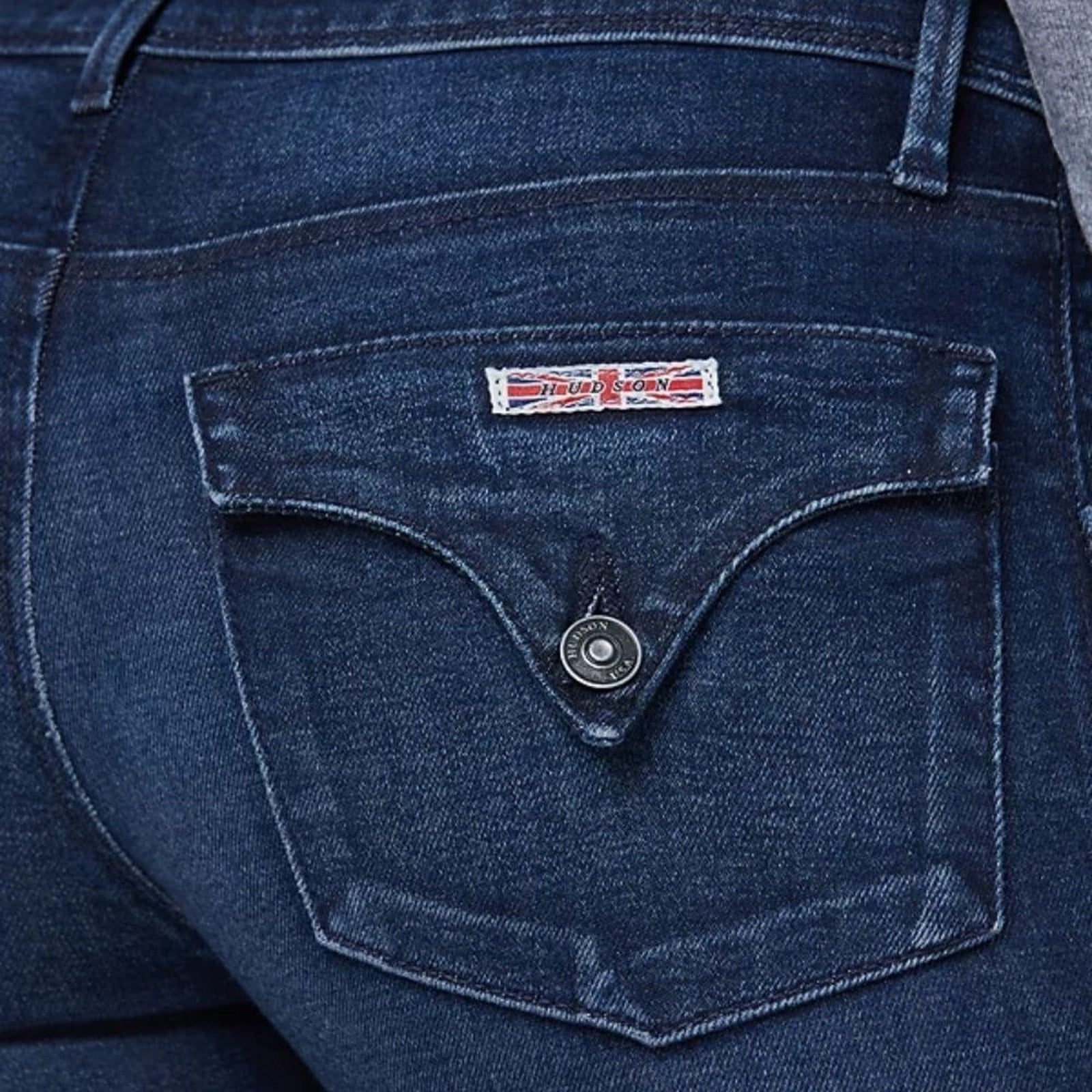 NWT Hudson Collin Mid Rise Skinny Jeans in Campus Blue - size 24