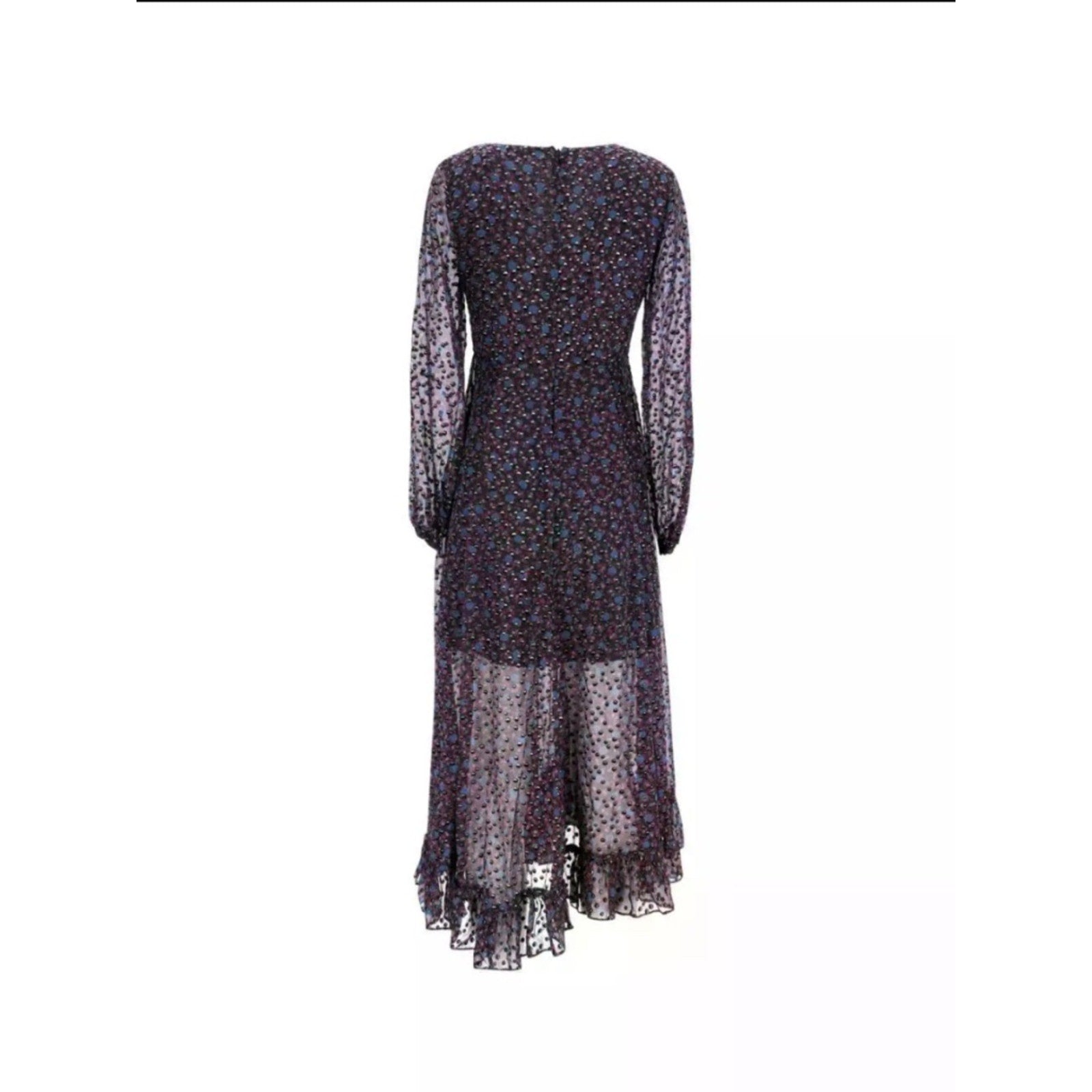 Maje Asymmetric long-sleeve Midi Dress - 3 (L) 🌟