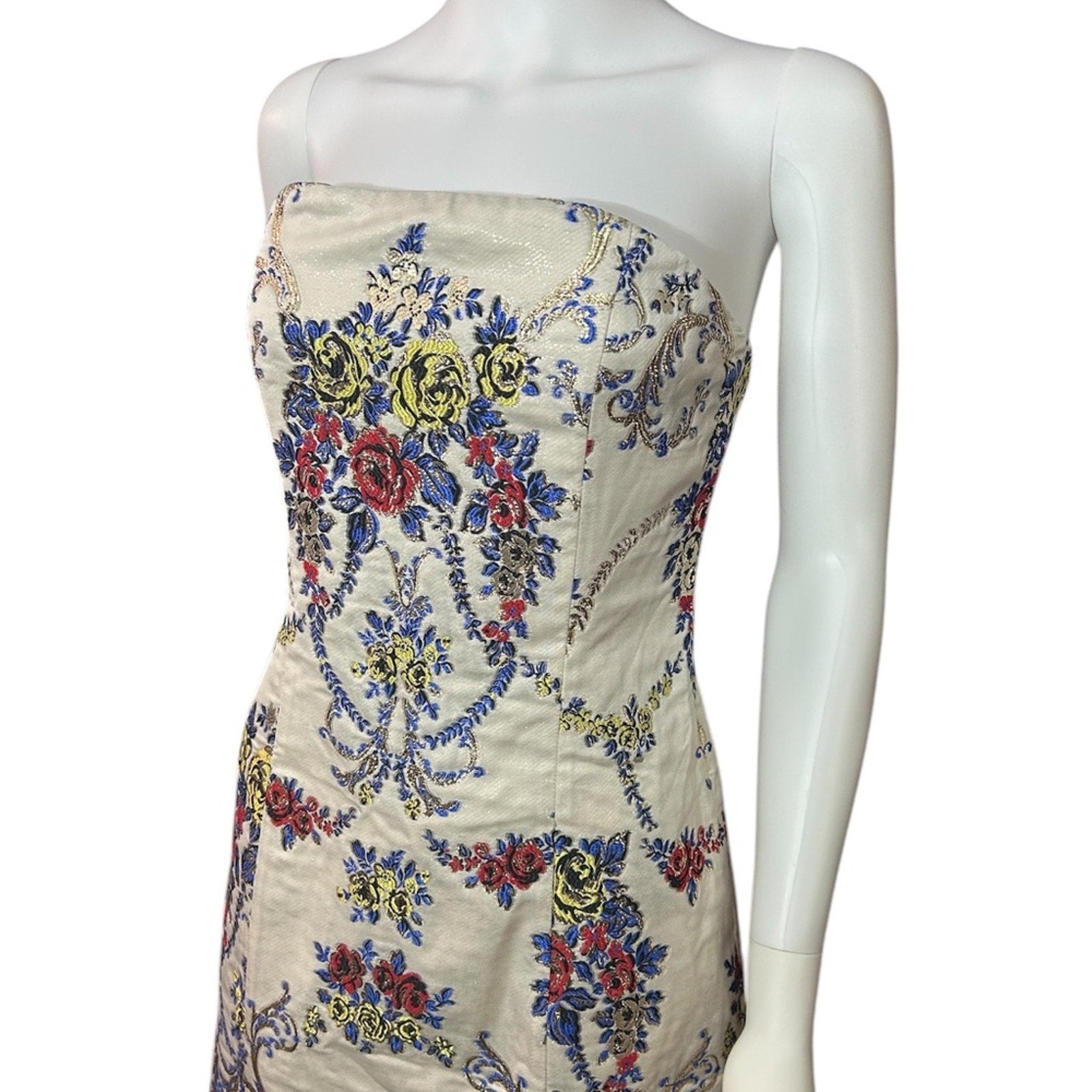 NWT Alice + Olivia Velia Floral Jacquard Minidress Size 6