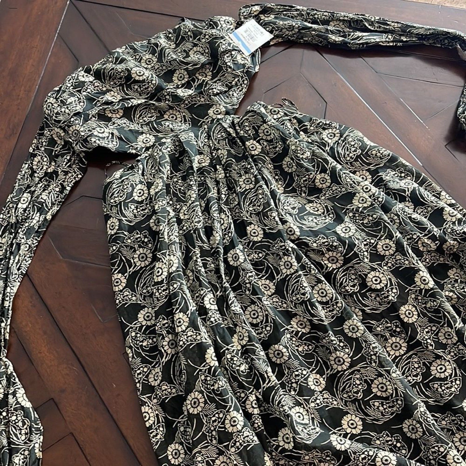 NWOT REBECCA TAYLOR Monarch Fleur Cutout Maxi Dress - size 4