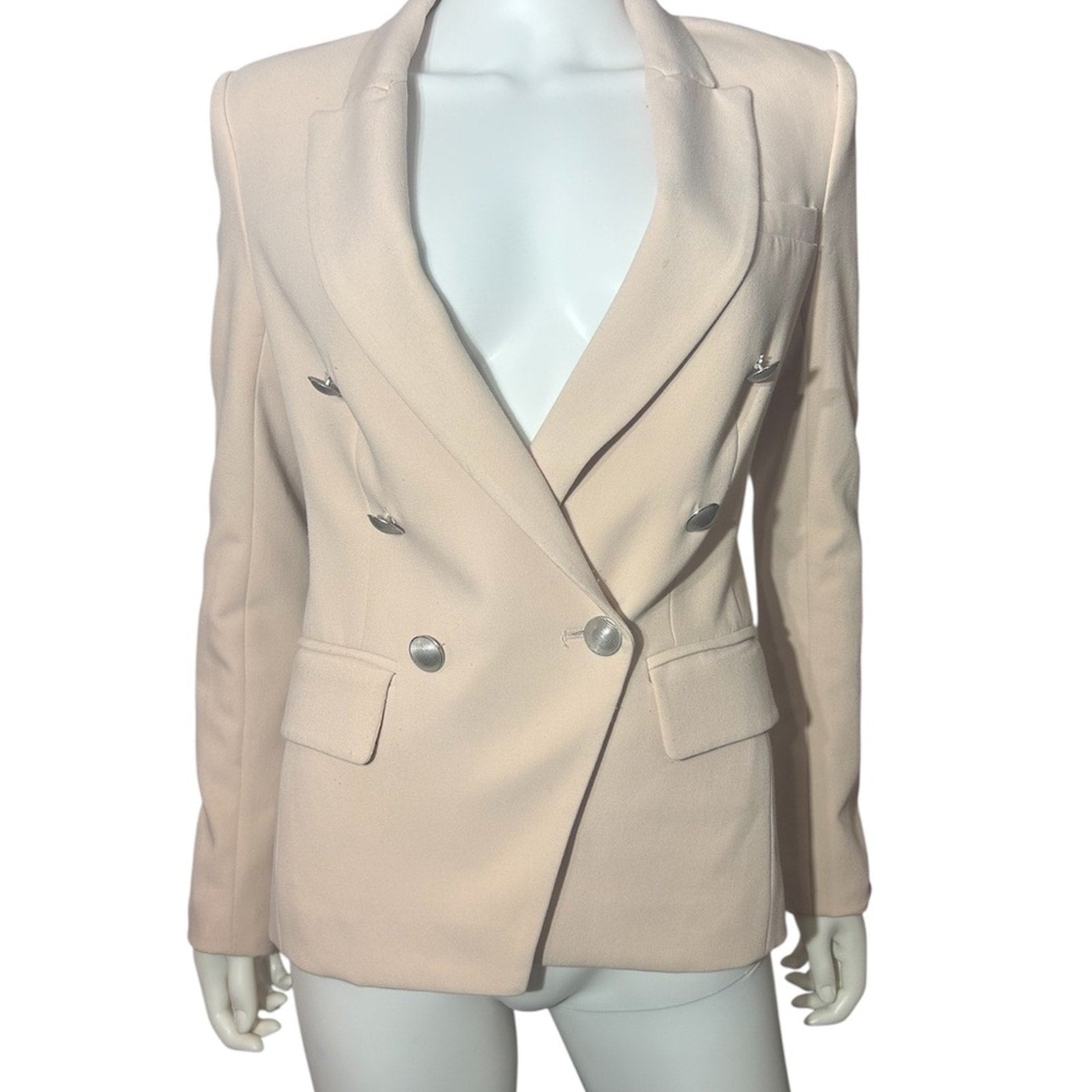 L'AGENCE Kenzie Double-Breasted Blazer - 0