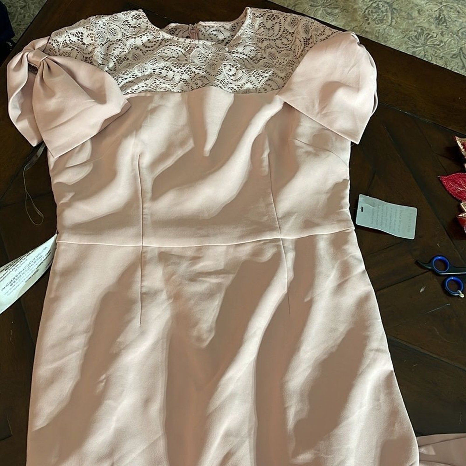 NWT - JS Collections Annalise Bow Mermaid Gown - size 14