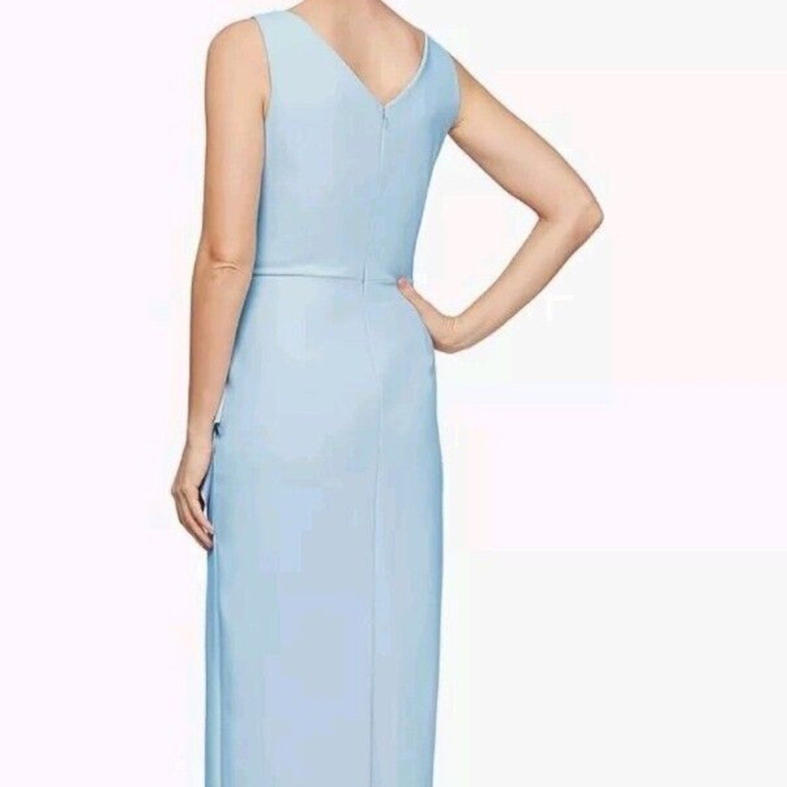 NWT ALEX EVENINGS Side Ruched Cocktail Dress - size 8