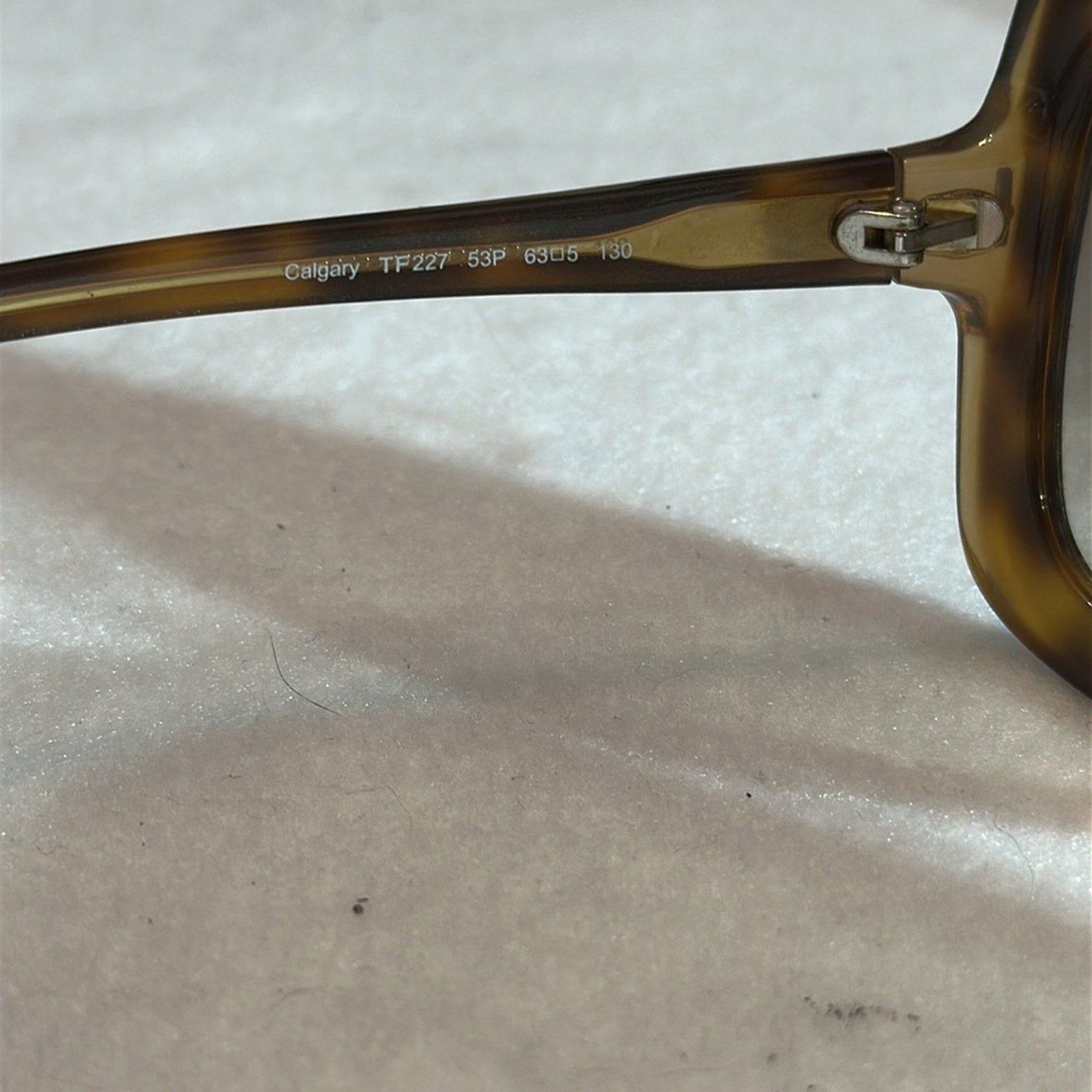 Tom Ford Calgary FT0227 Sunglasses-53P Blonde Havana (Brown Gradient Lens)-63mm