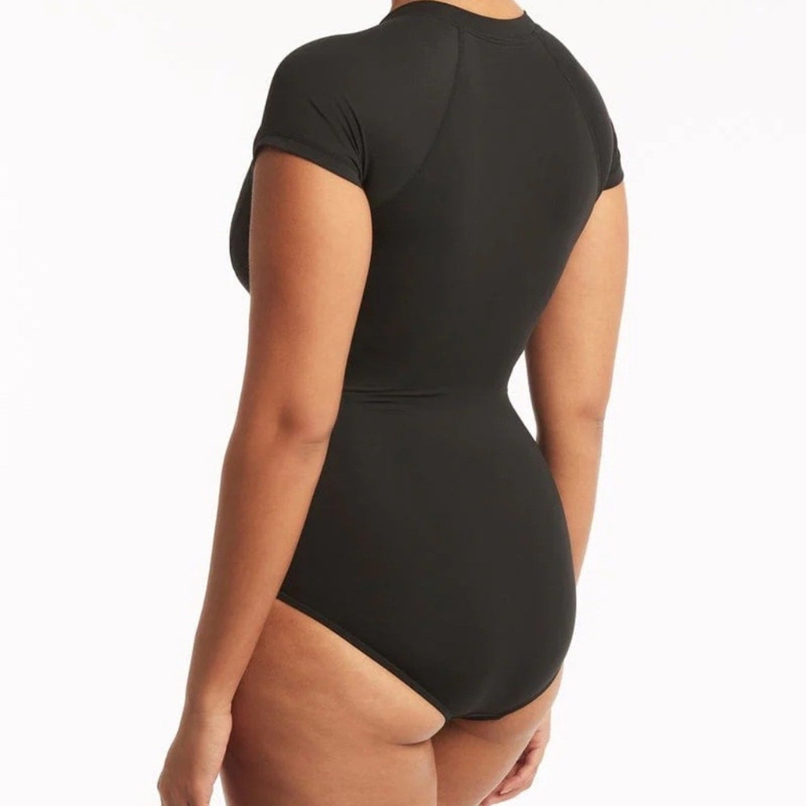 NEW Sea Level Swim Eco Essentials Short Sleeve One Piece - size 10 (US)