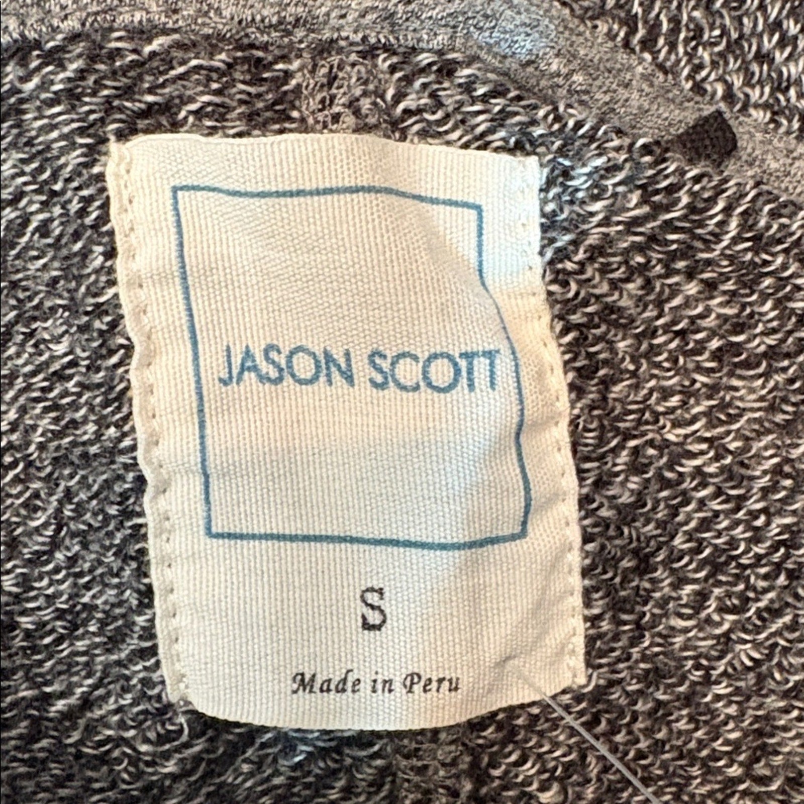 Jason Scott grey Cardigan Coat - size small